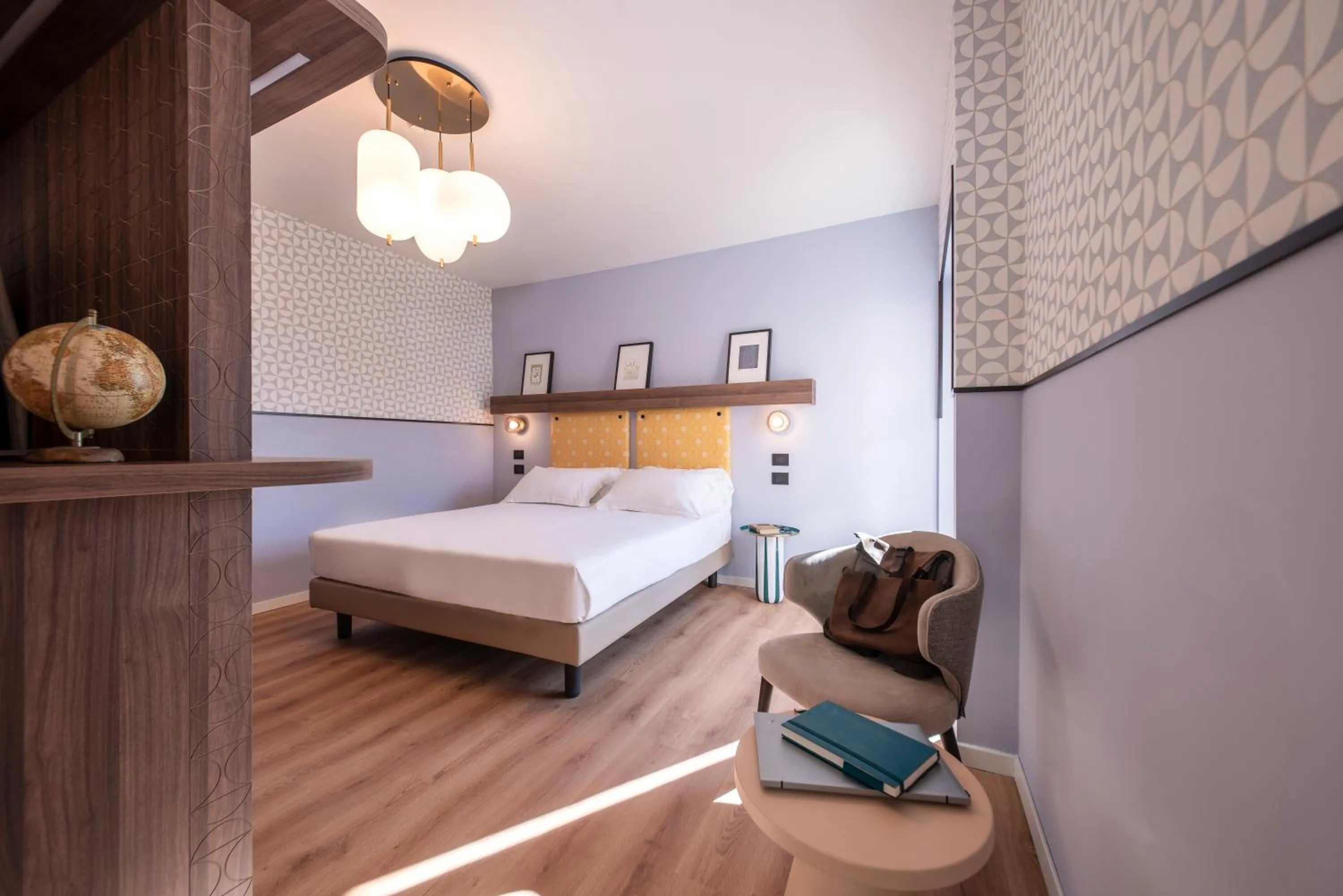 Bed in Hotel Jolly Roger