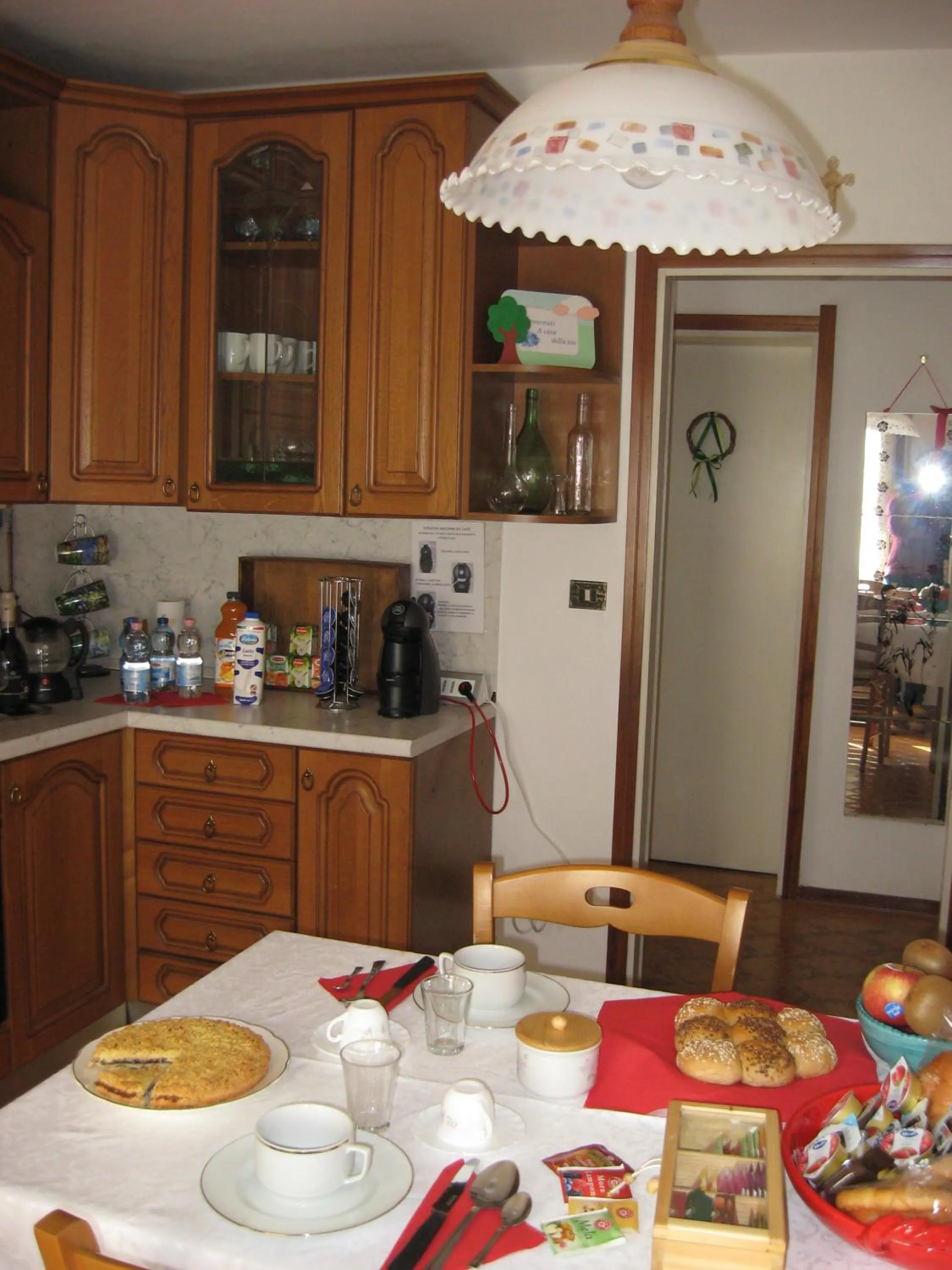 Food and drinks in A casa della zia