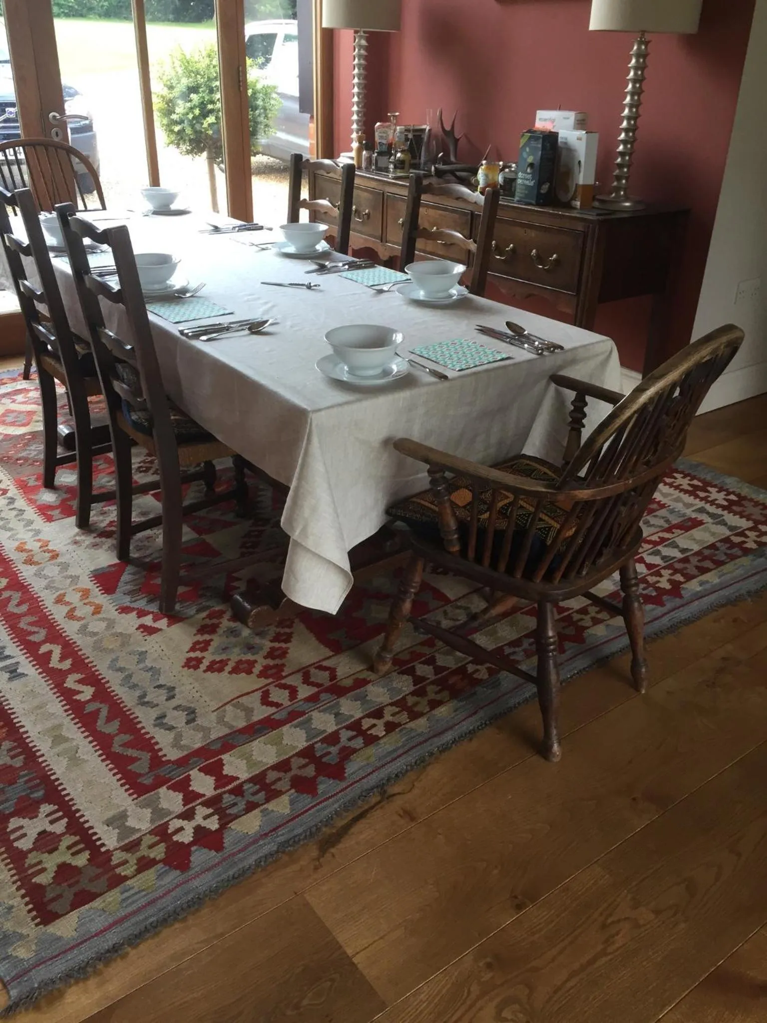 Dining area in Mulberry Barn