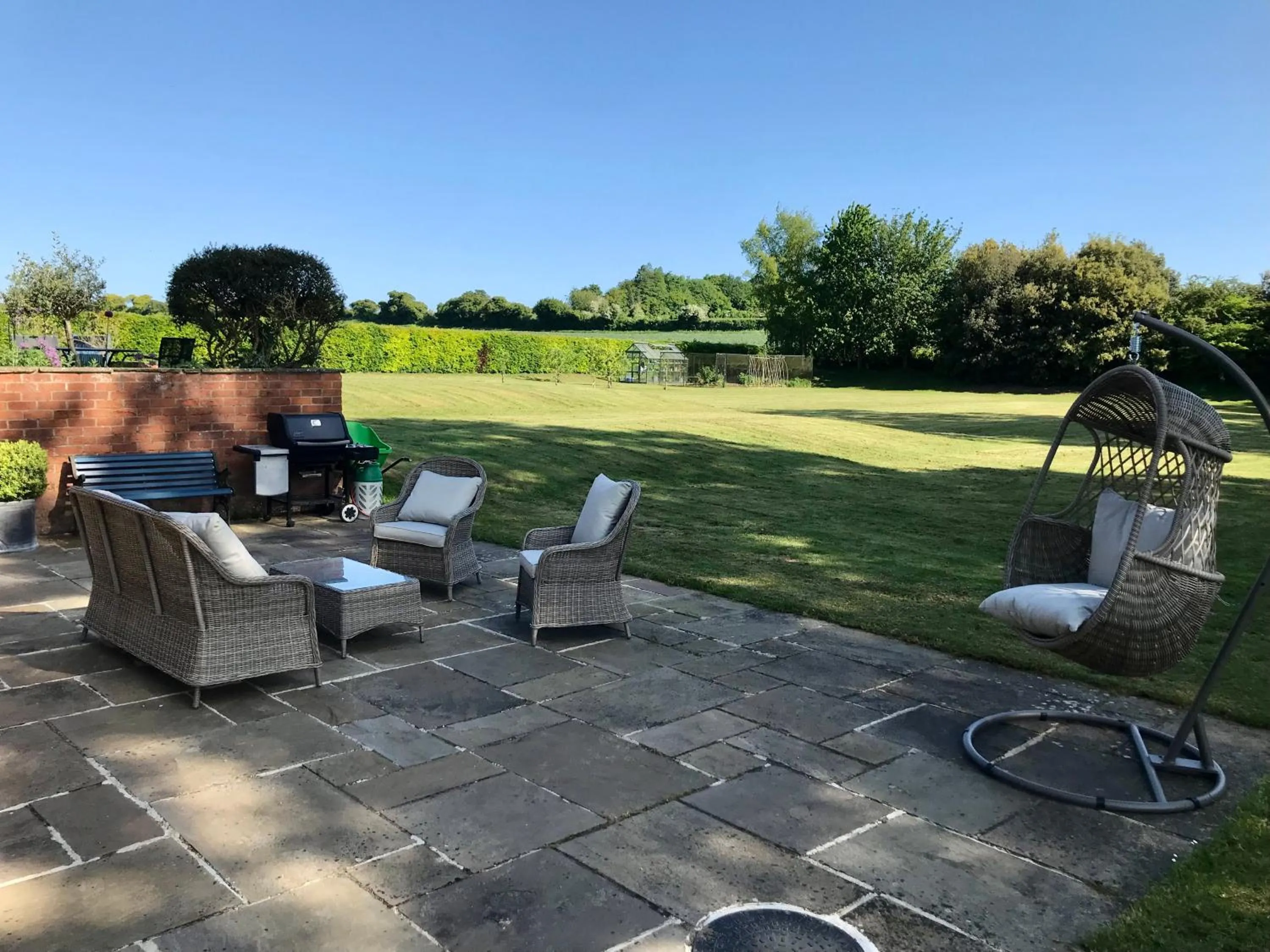 Garden view in Mulberry Barn