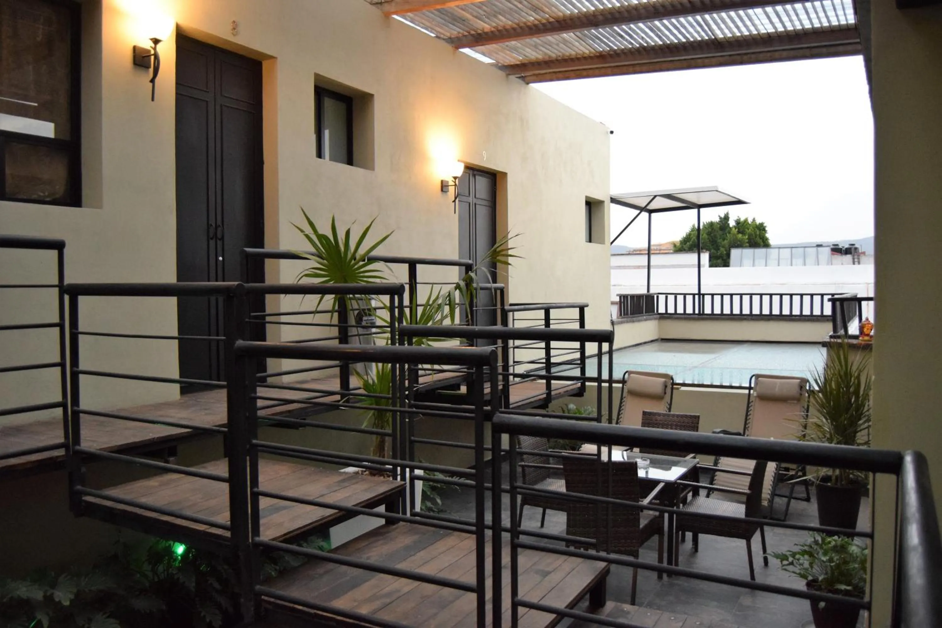 Balcony/Terrace in Independencia Dos 7 Hotel Boutique