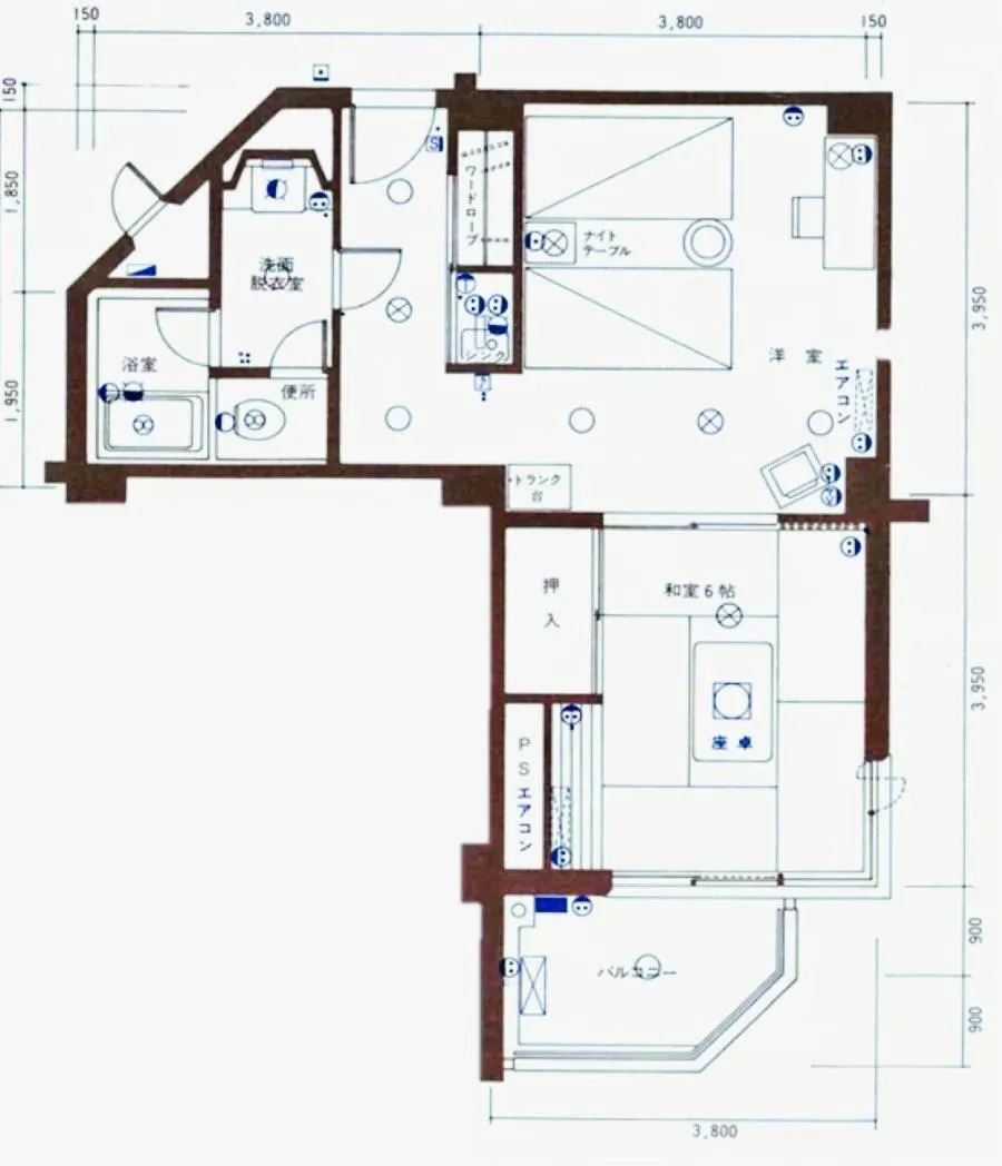 Floor plan in Wisterian Life Club Toba