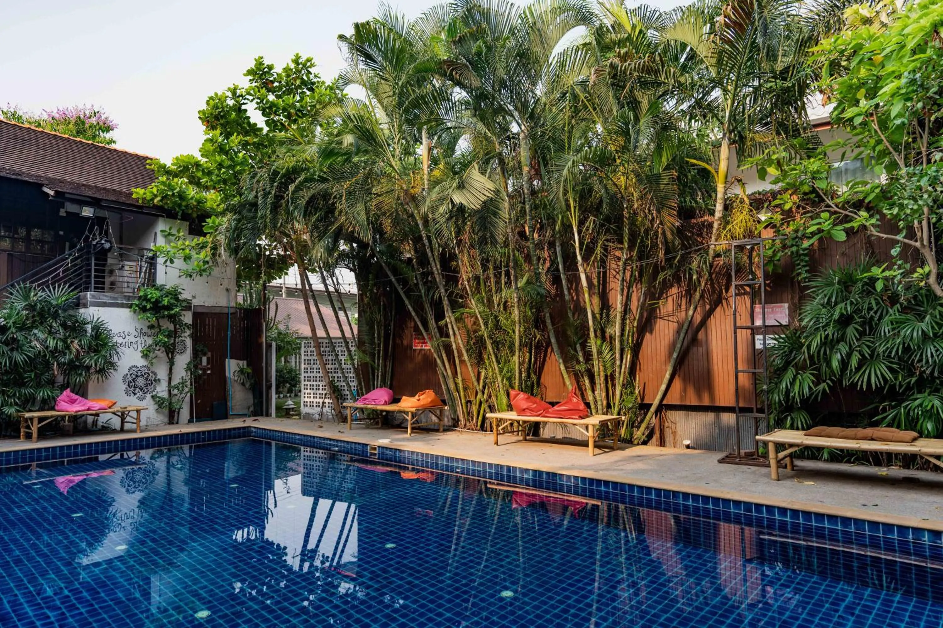 Swimming pool in Mammoth Boutique Hotel