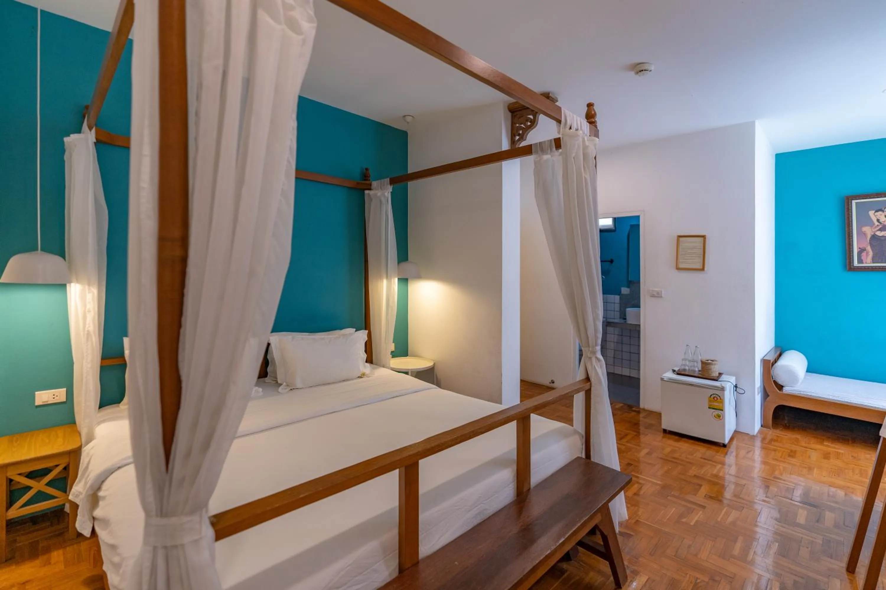 Bed in Mammoth Boutique Hotel