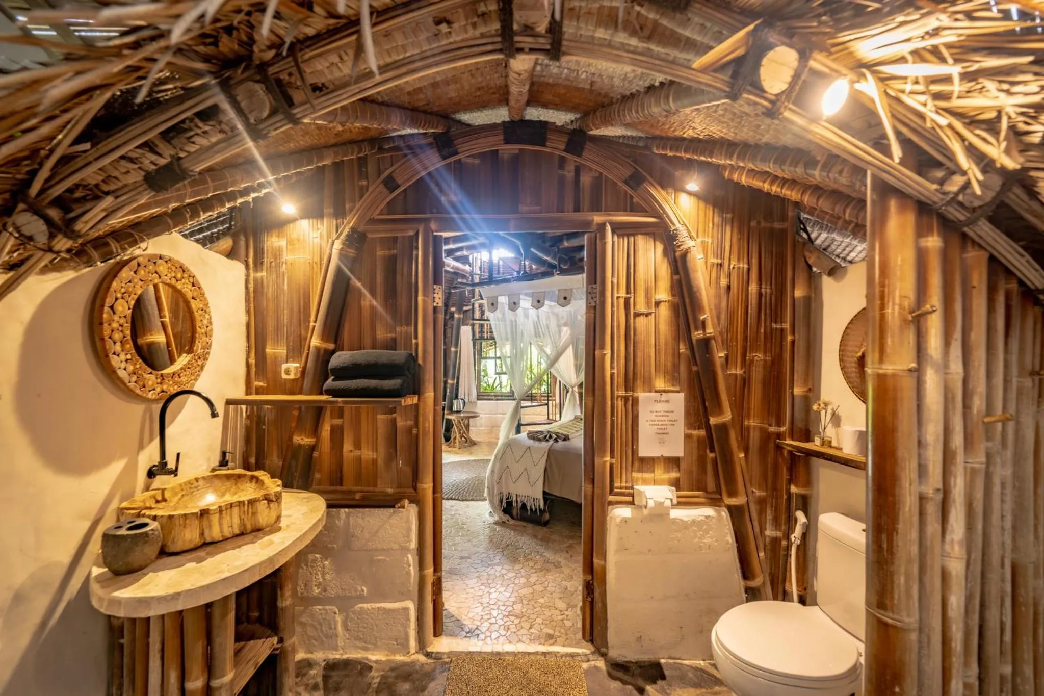 Toilet in Le Bamboo Bali