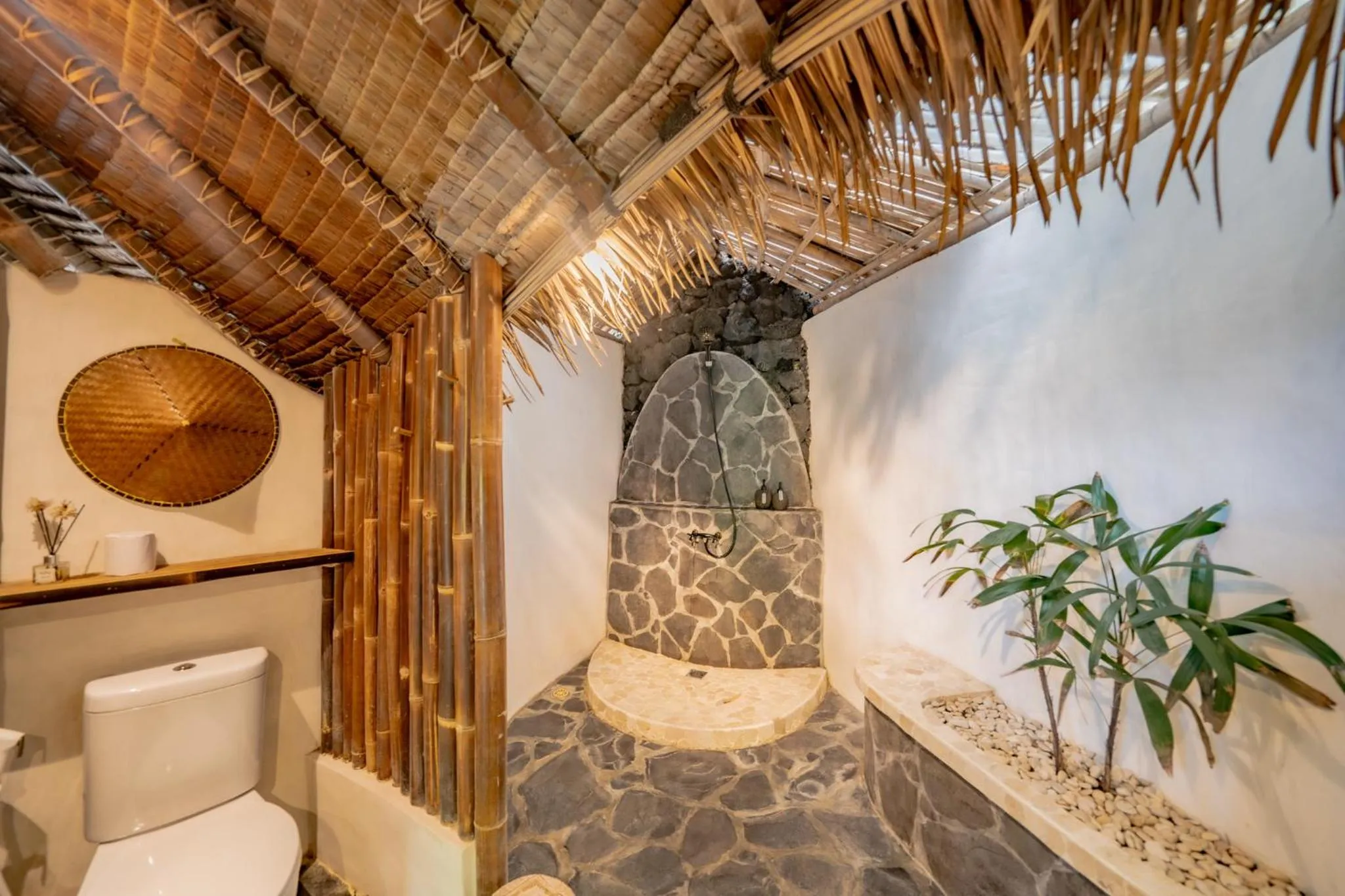 Shower in Le Bamboo Bali