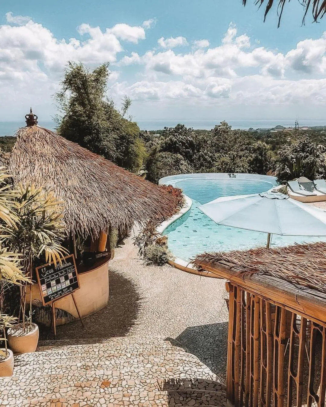 Swimming pool in Le Bamboo Bali