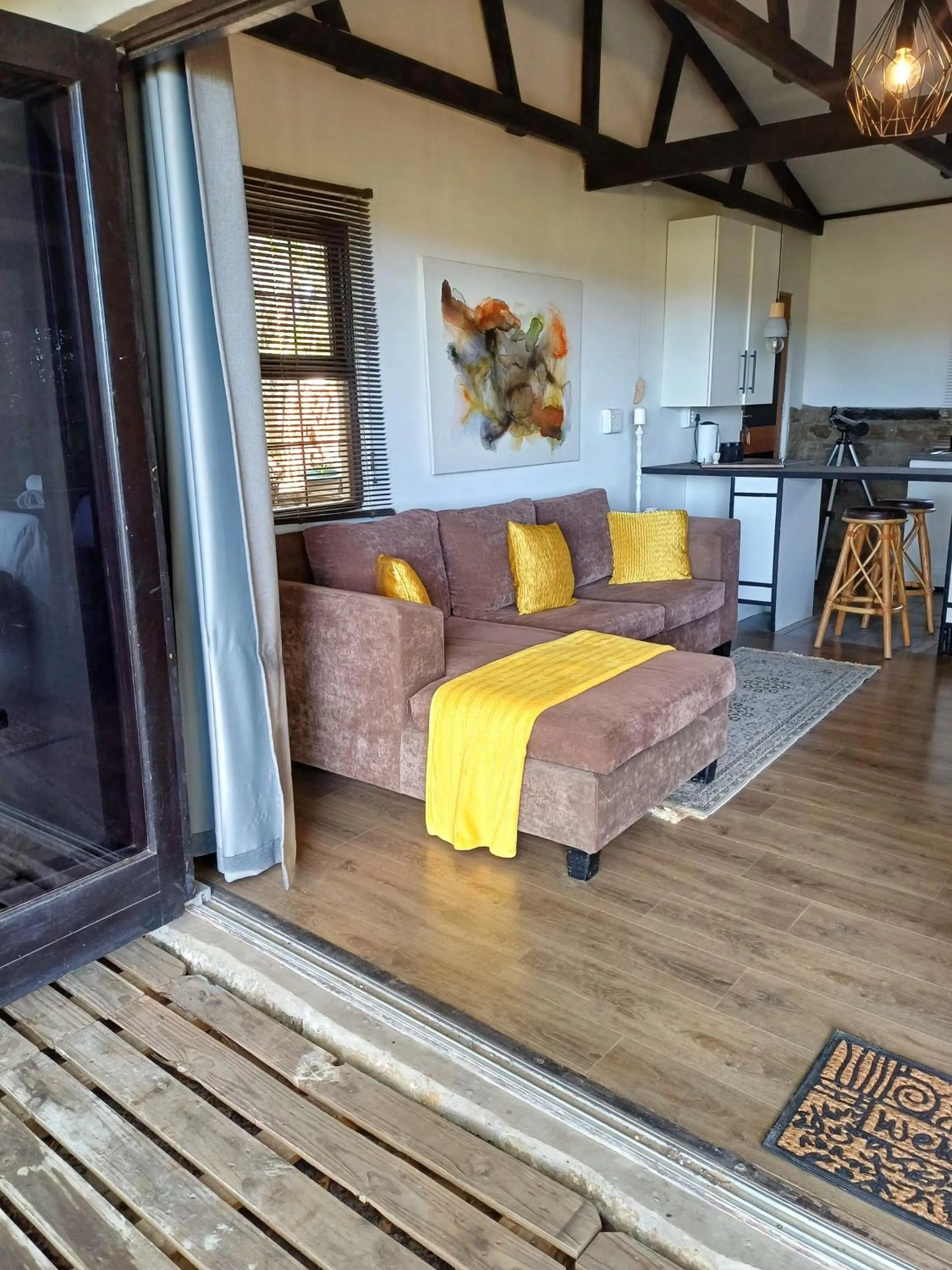 Seating area in Affi lande Boetiek guestfarm