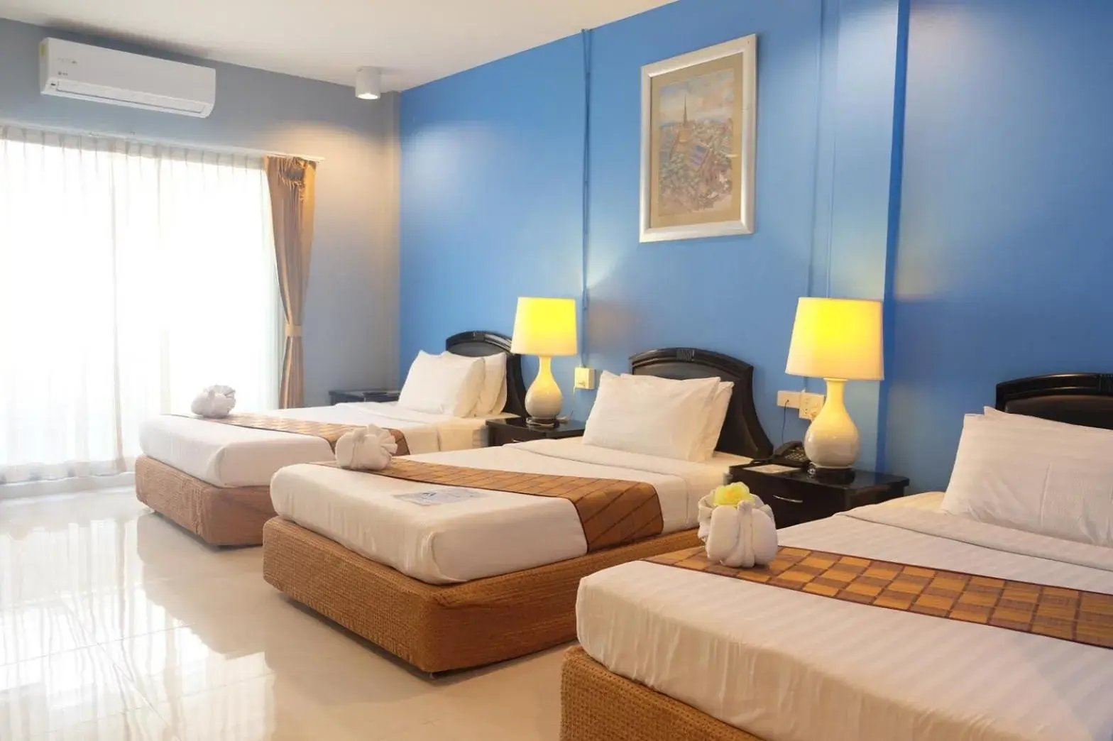 Superior Triple Room in A2Sea Hotel ,SHA Plus Certified Superior Triple Room in A2Sea Hotel ,SHA Plus Certified