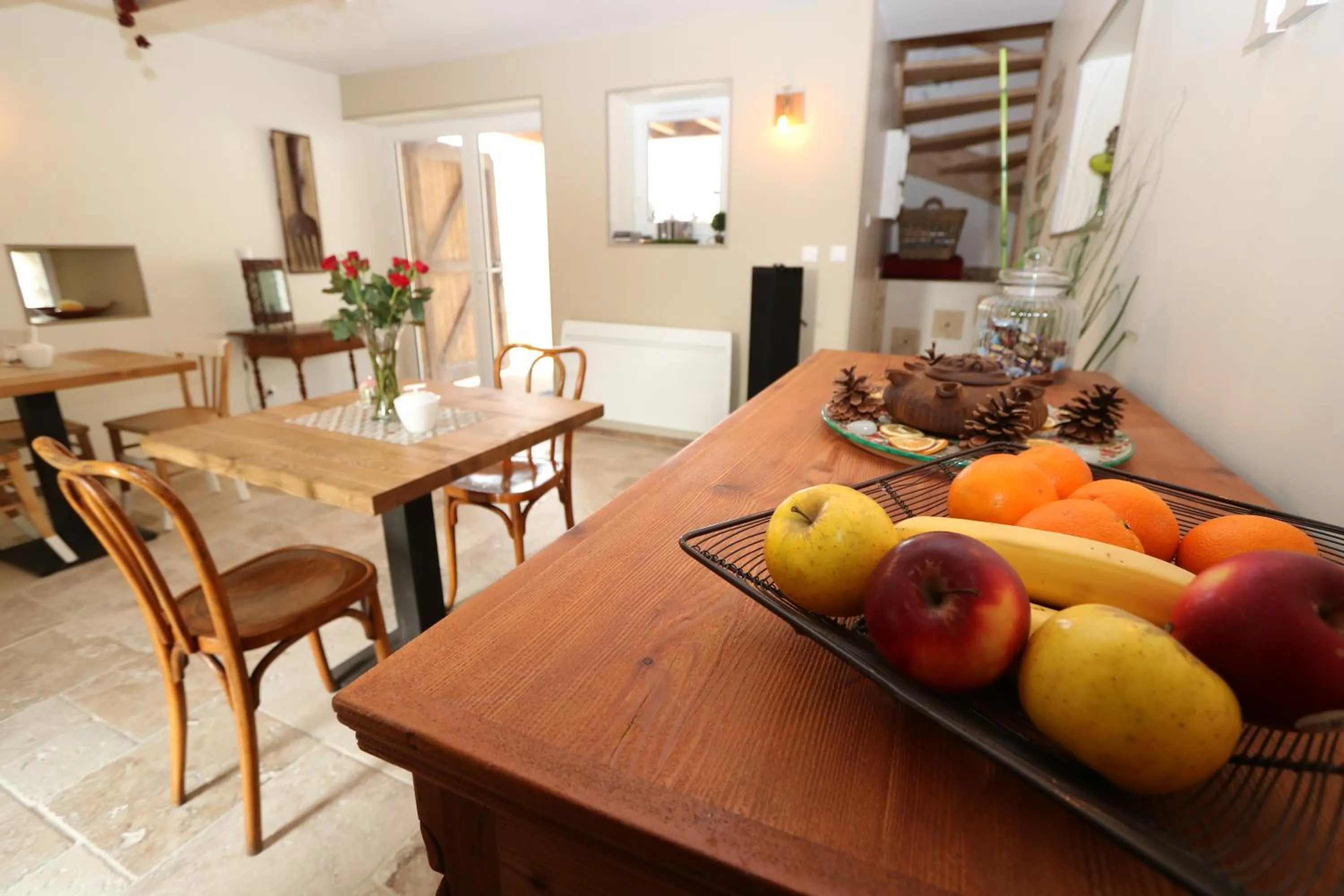 Dining area in Antre Lacs