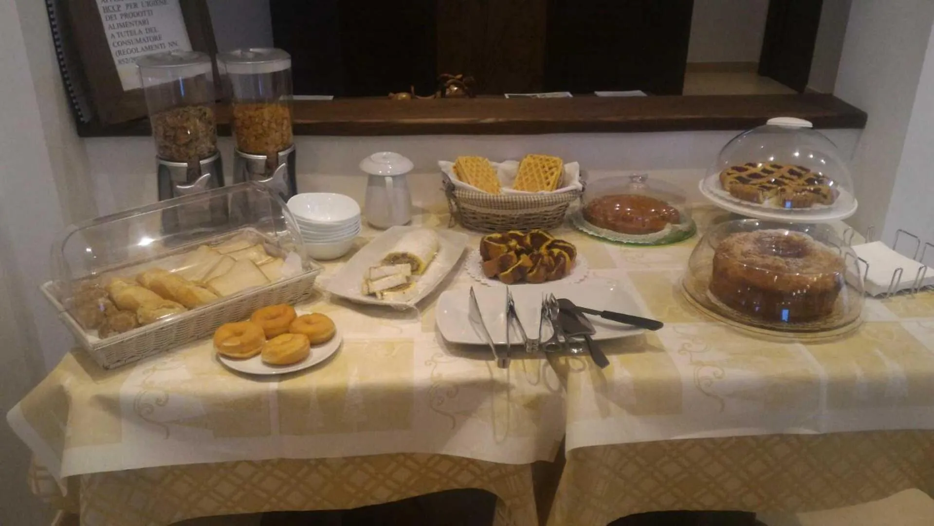 Food close-up in Hotel Il Bucaneve