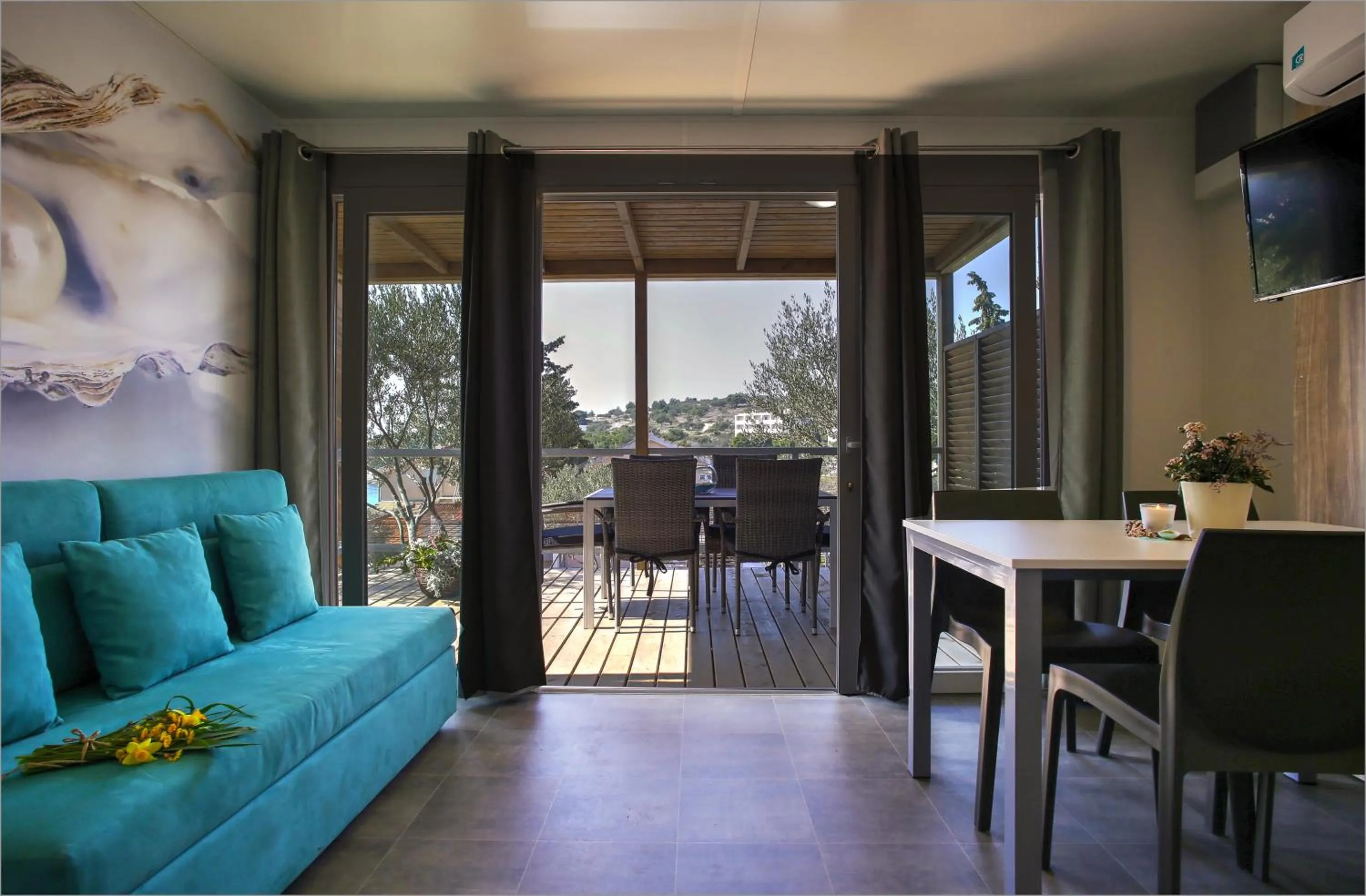 Living room in Camp Rehut