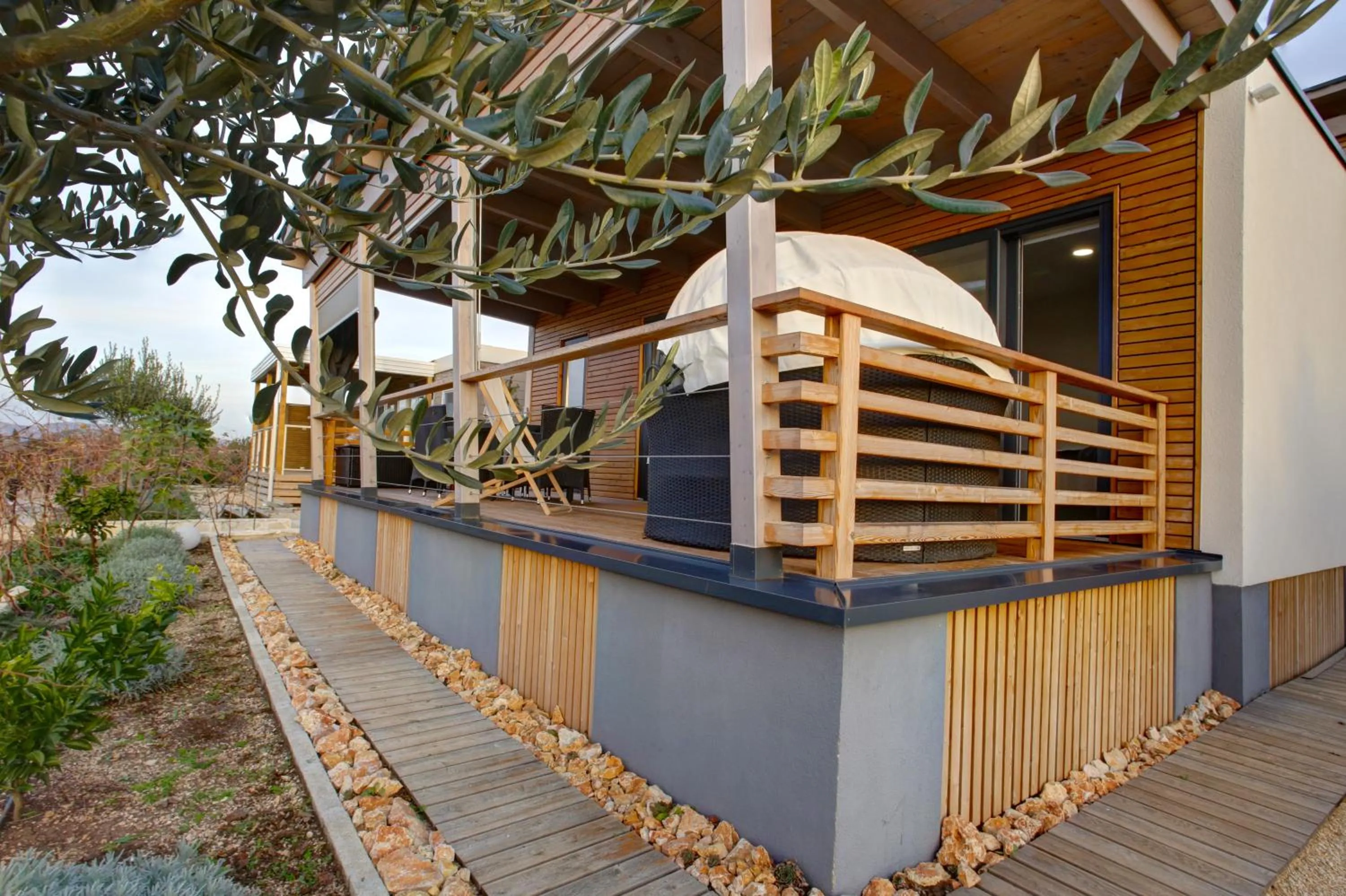 Balcony/Terrace in Camp Rehut