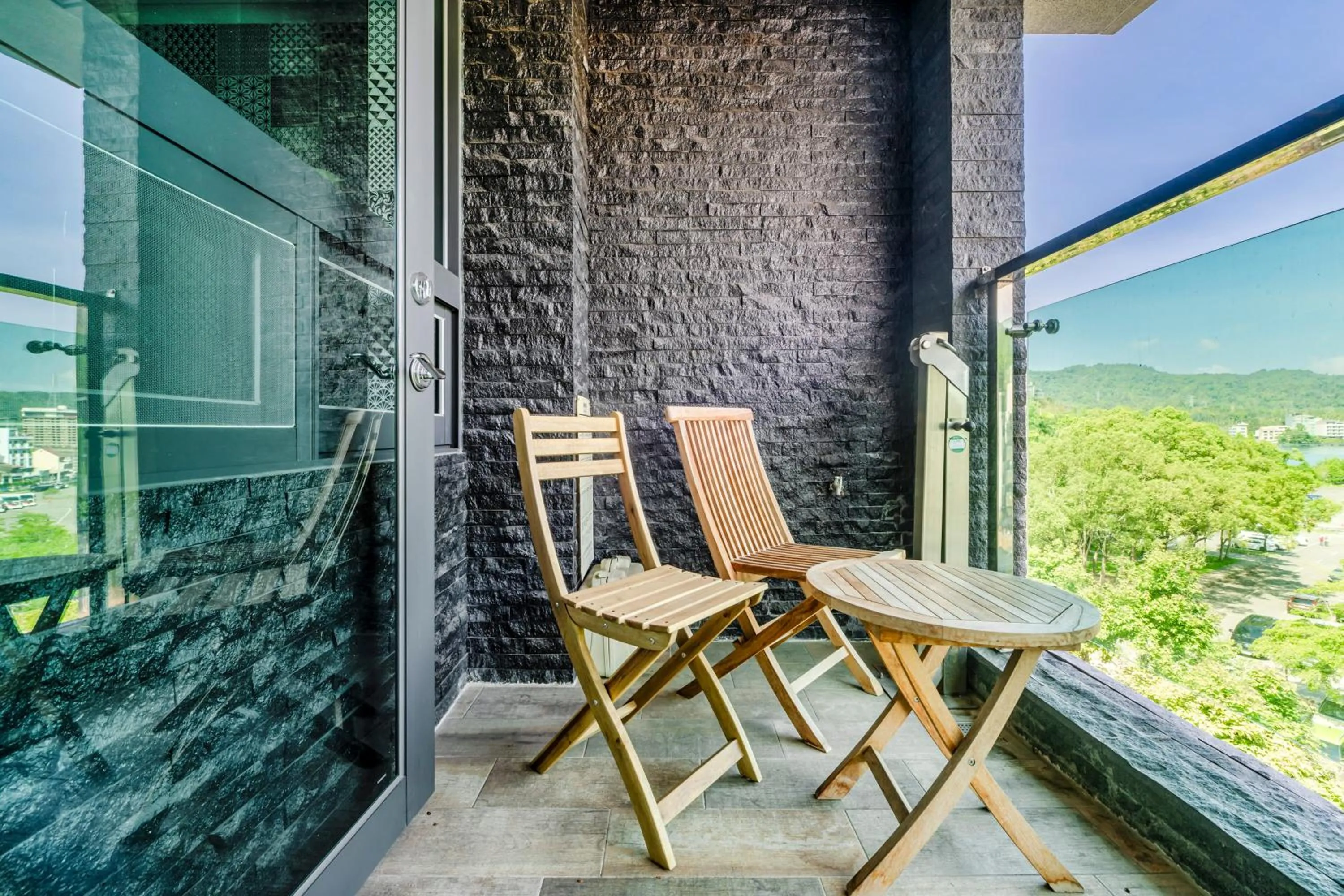 Balcony/Terrace in Han Yan Design Hotel