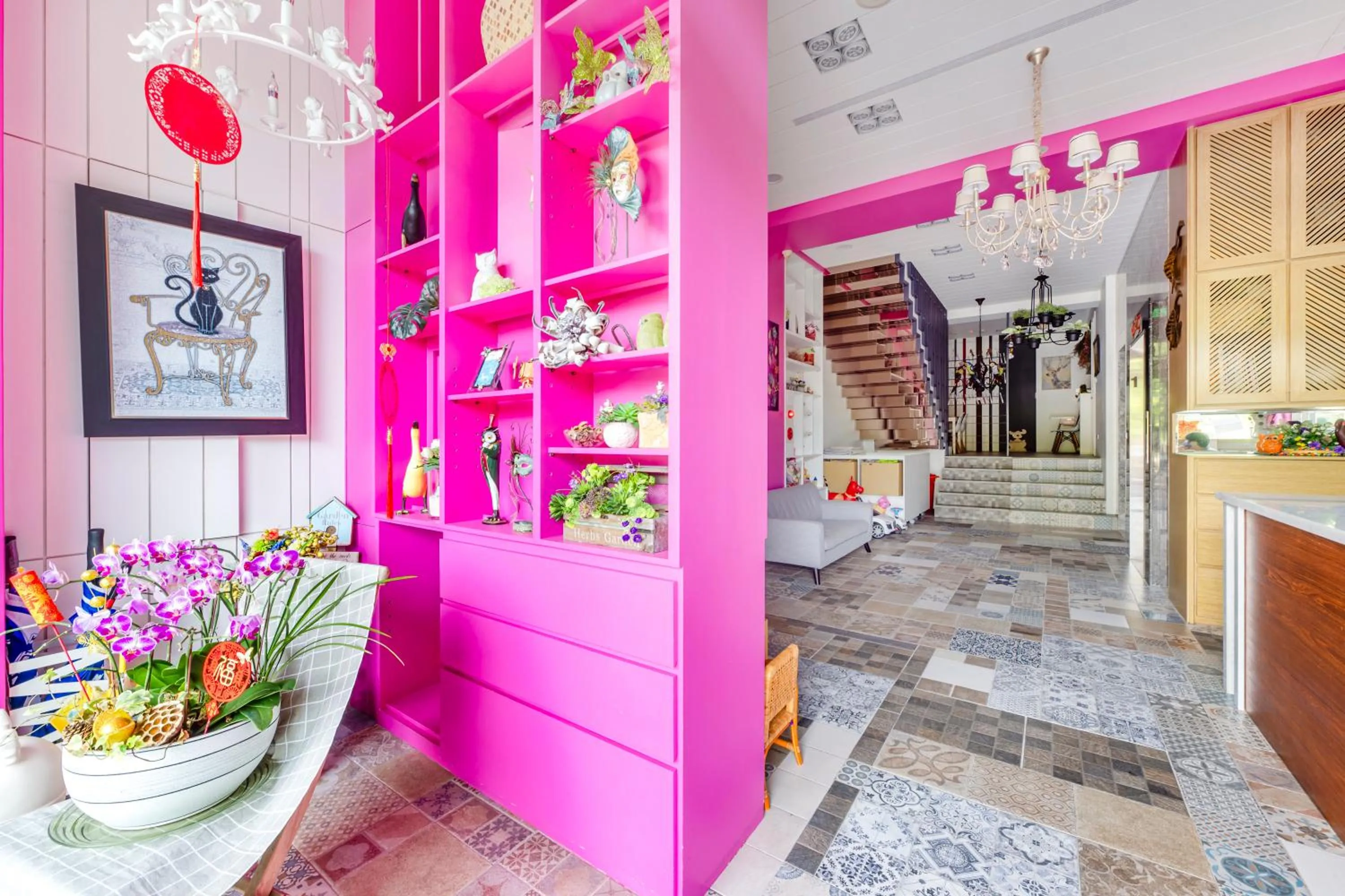 Living room in Han Yan Design Hotel