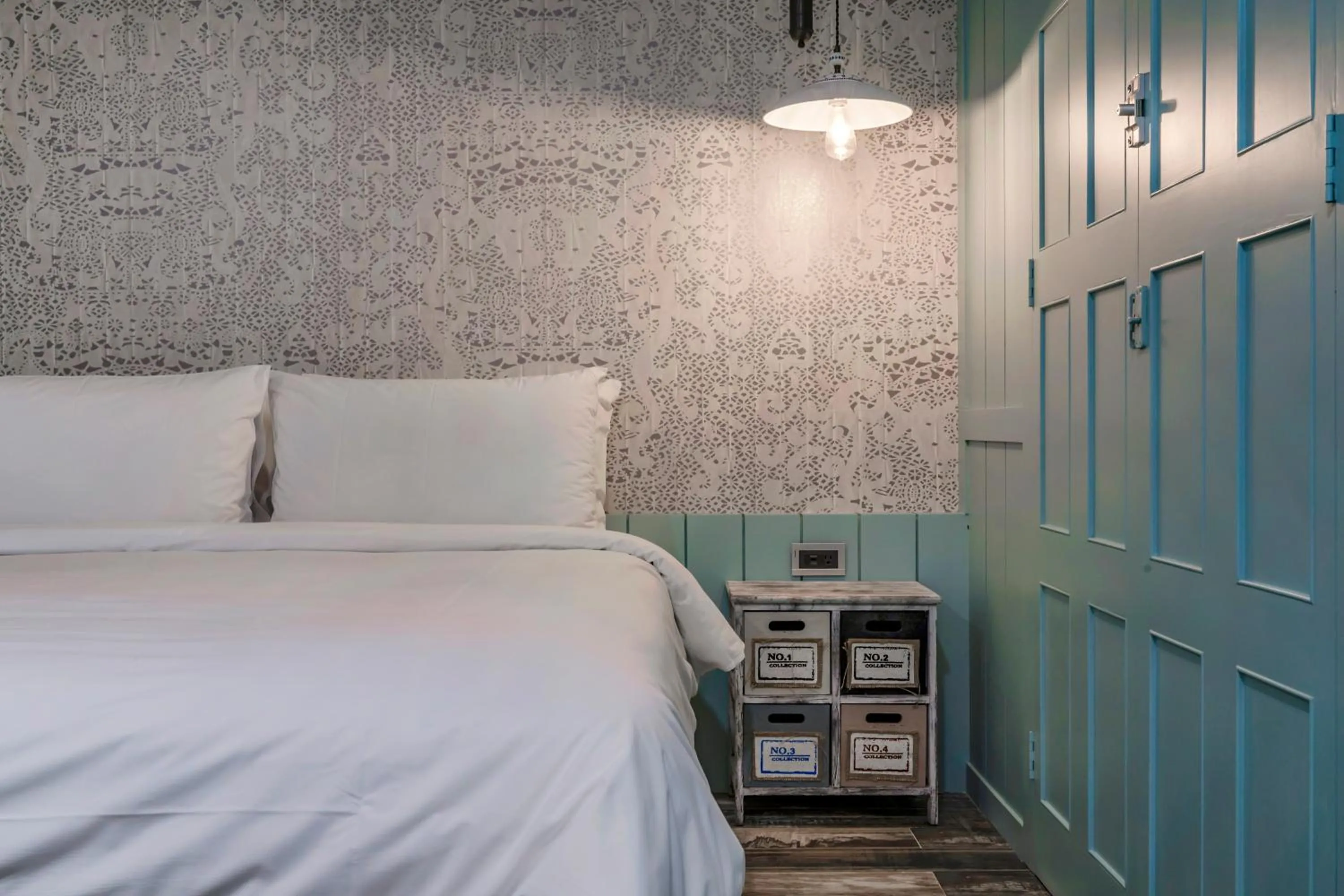 Bed in Han Yan Design Hotel