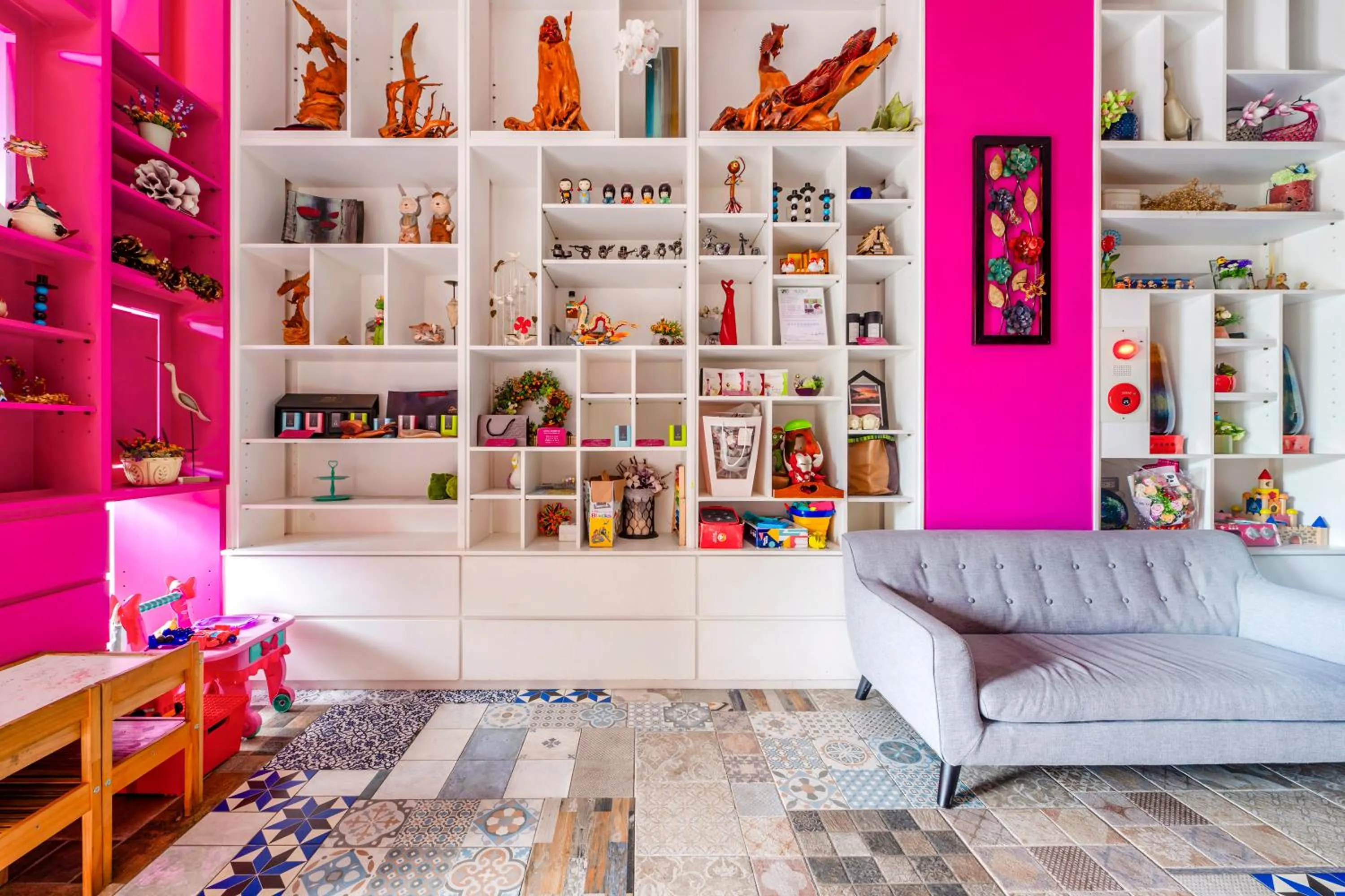 Seating area in Han Yan Design Hotel