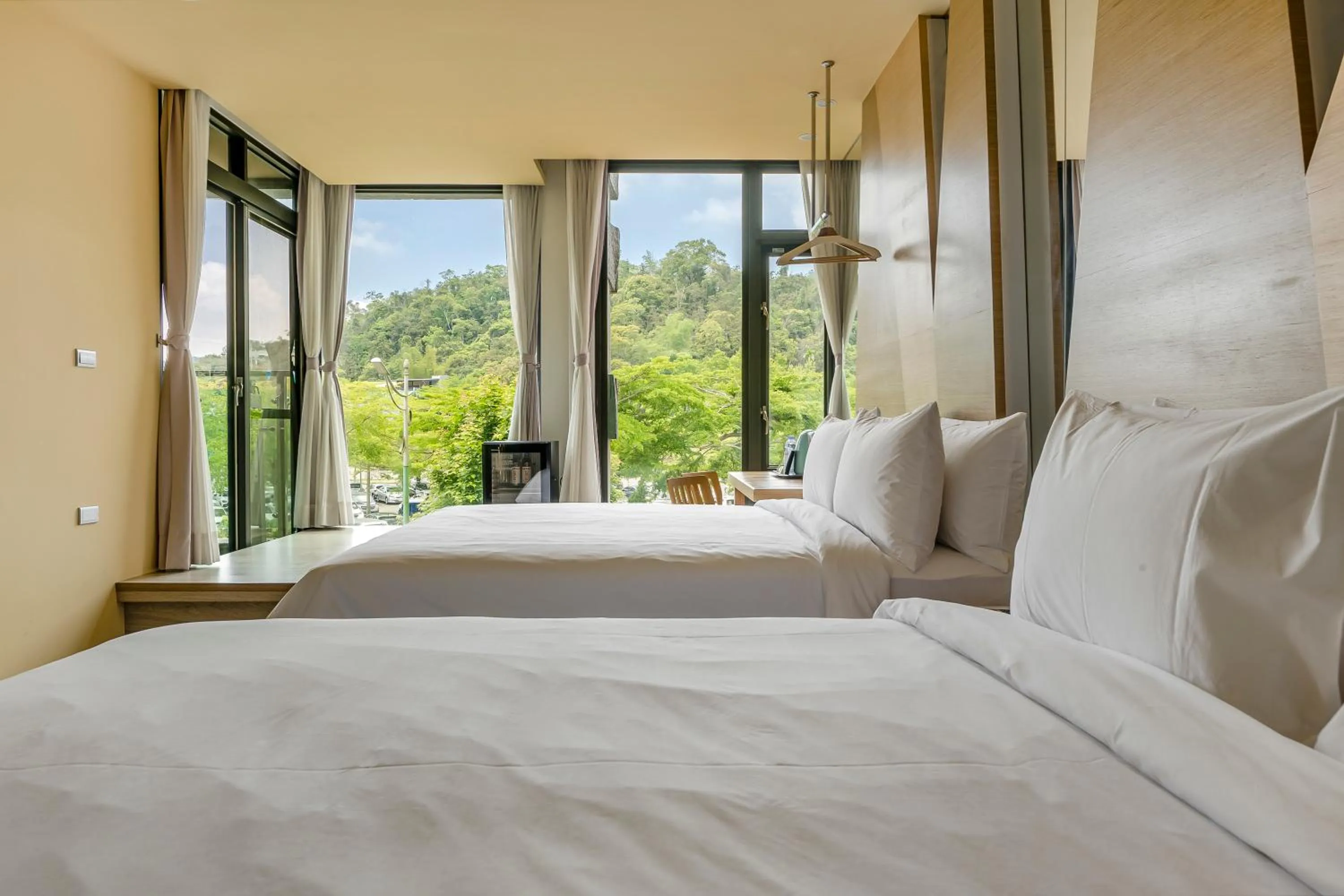 Bed in Han Yan Design Hotel