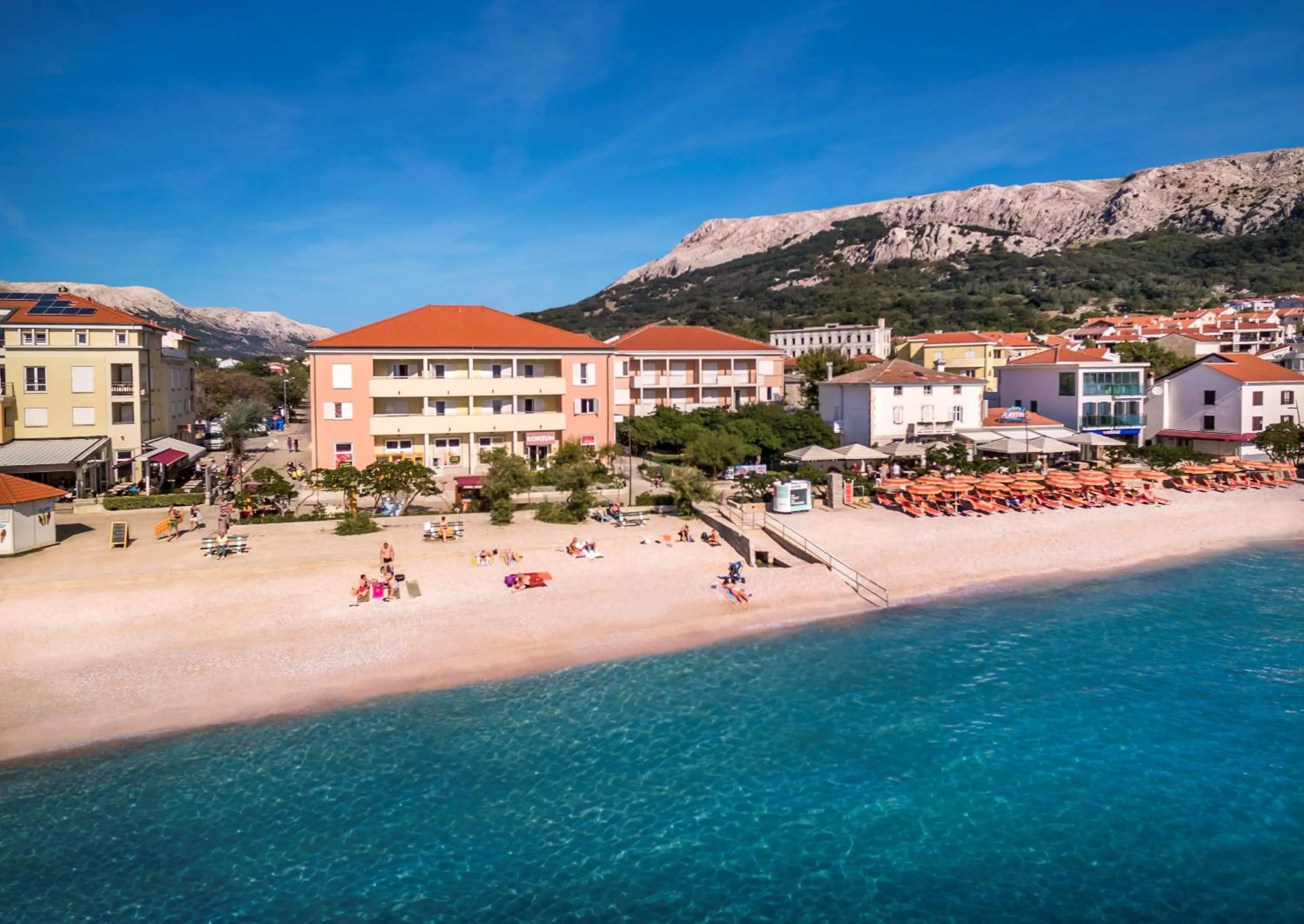 Beach in Valamar Villa Adria