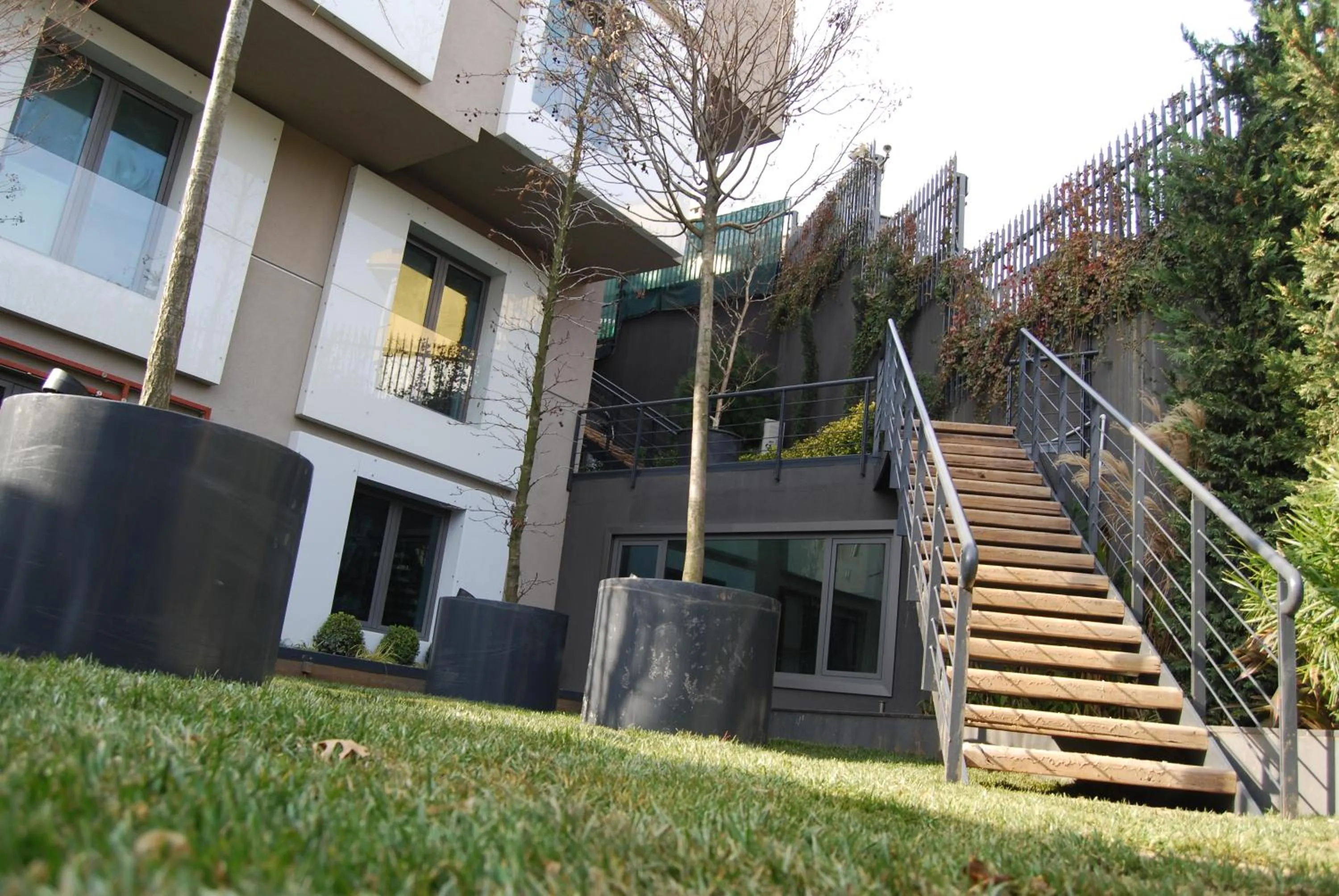 Garden view in The City Suites