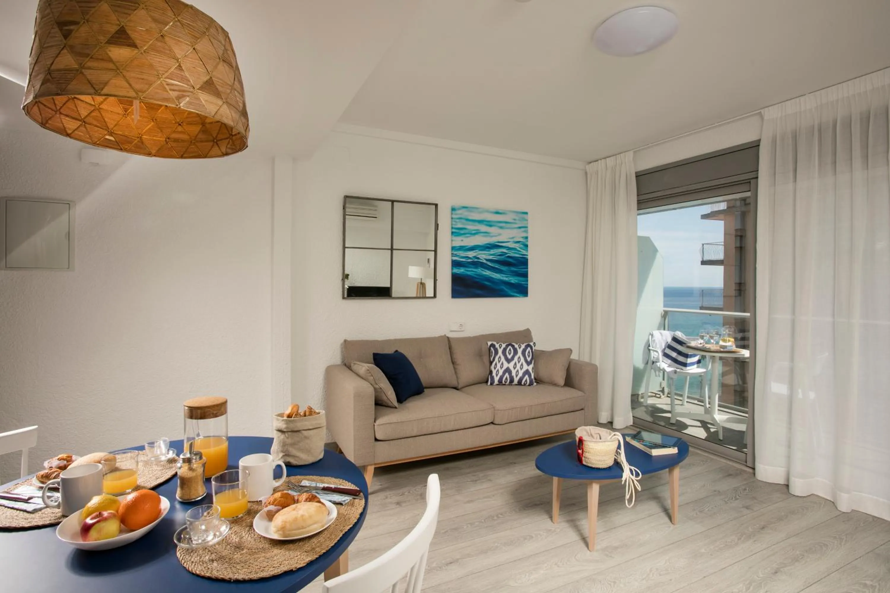 Living room in Pierre & Vacances Blanes Playa