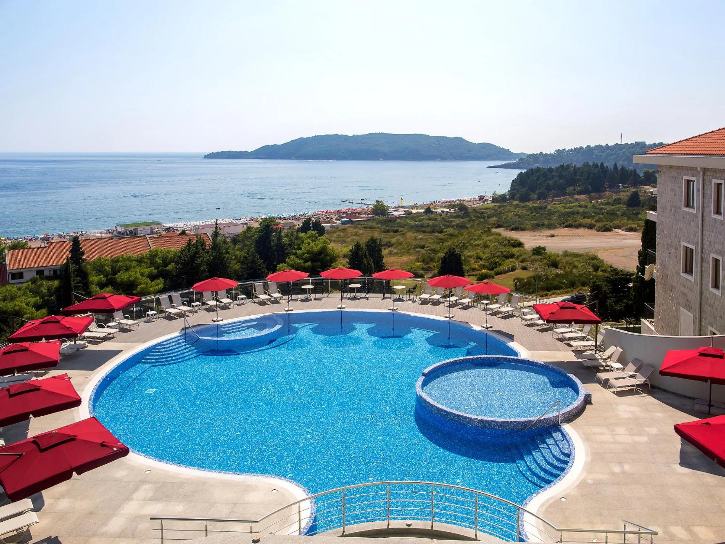 Swimming pool in ApartHotel Belvedere Residence Becici Budva
