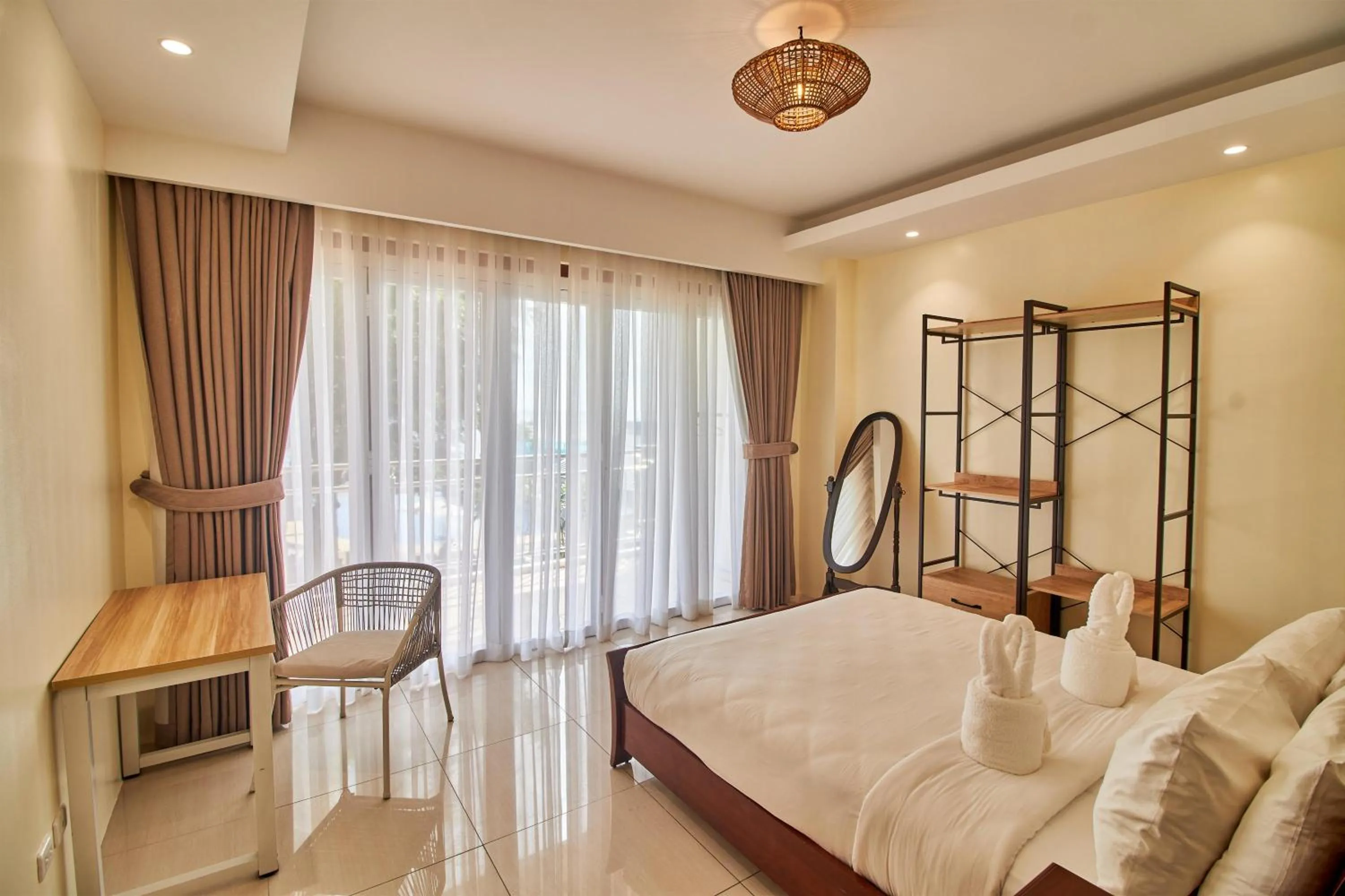 Bed in Mactan Resort by 1521