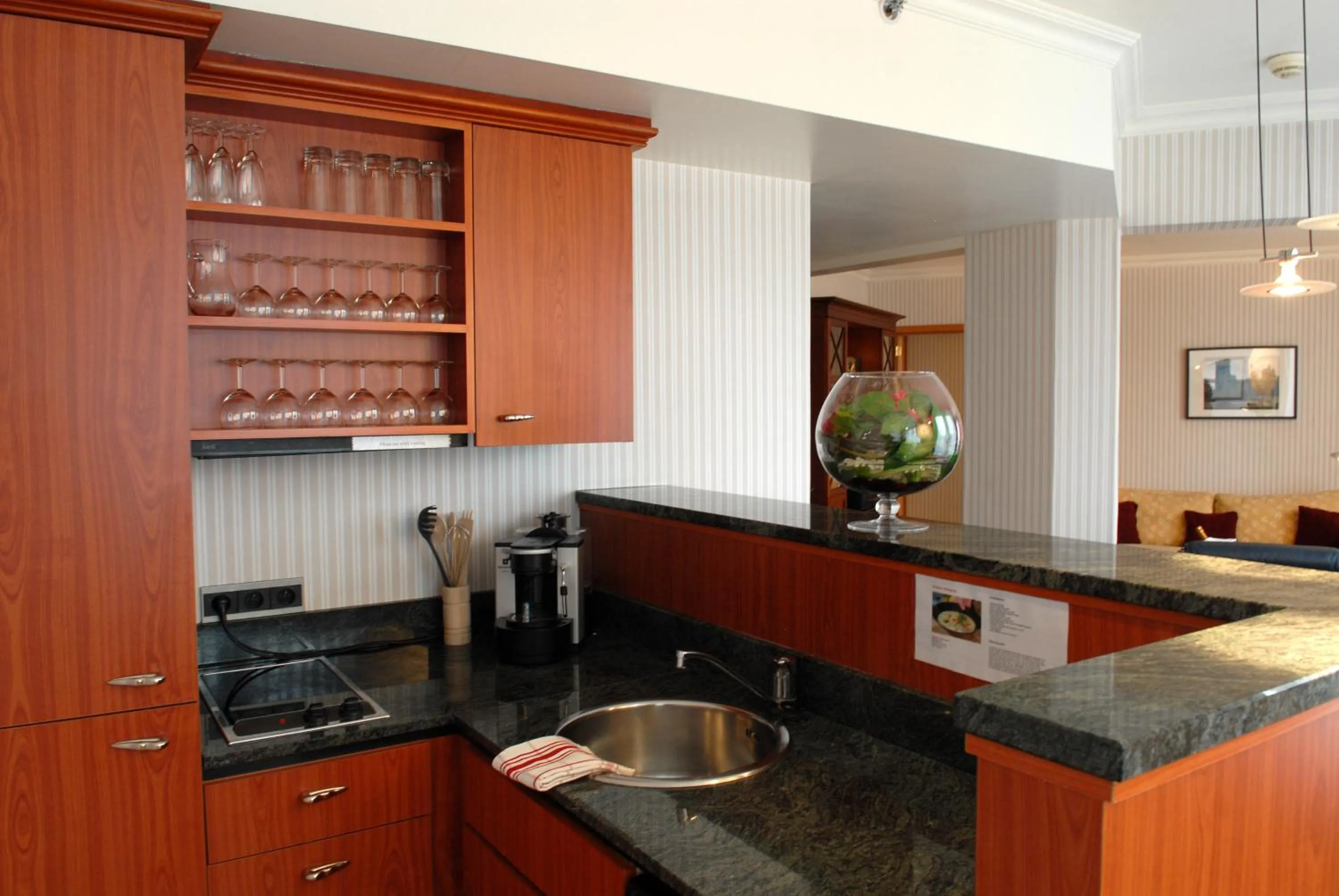 Kitchen or kitchenette in B-aparthotel Ambiorix