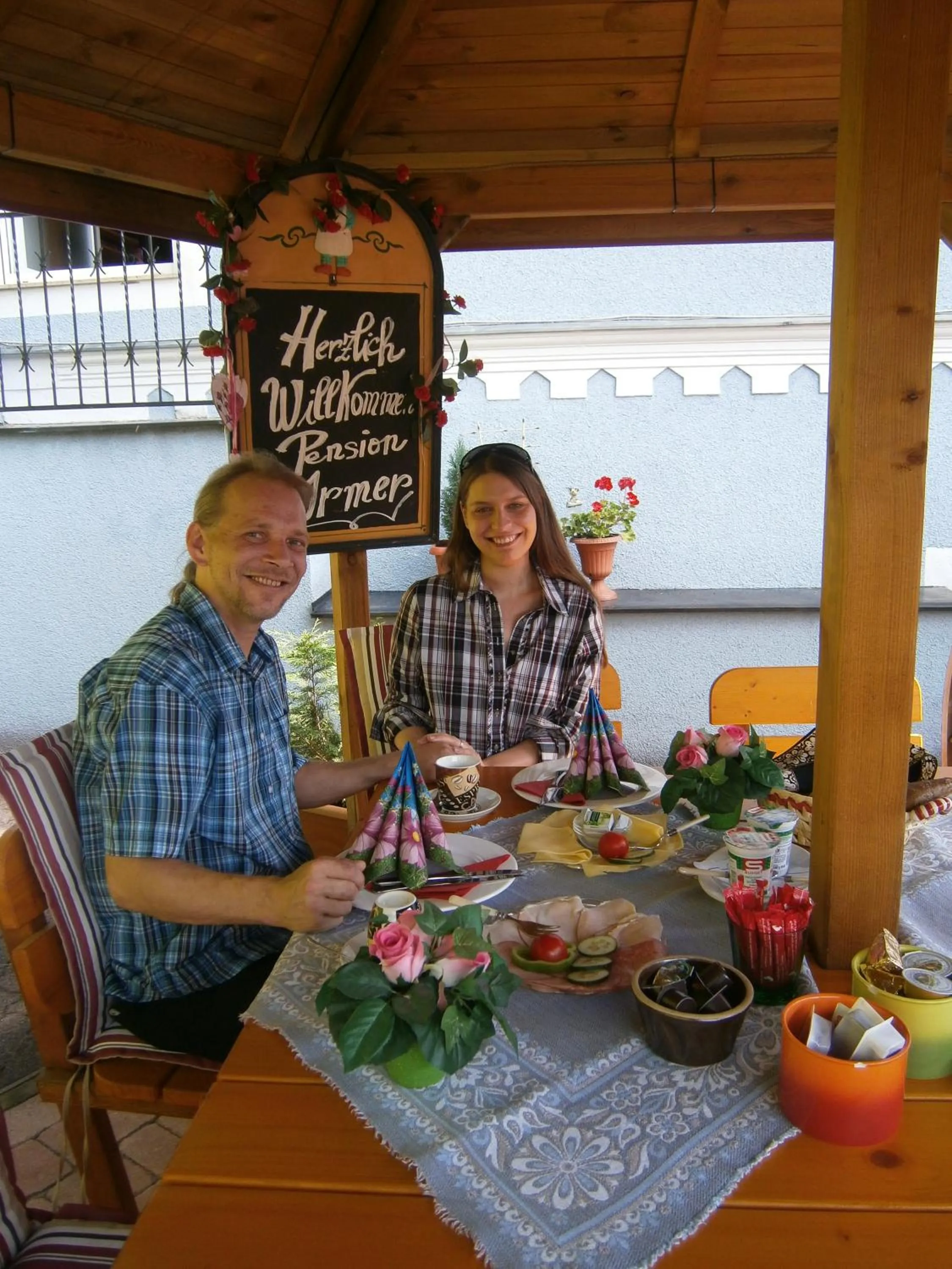 Food and drinks in Frühstückspension Irmer