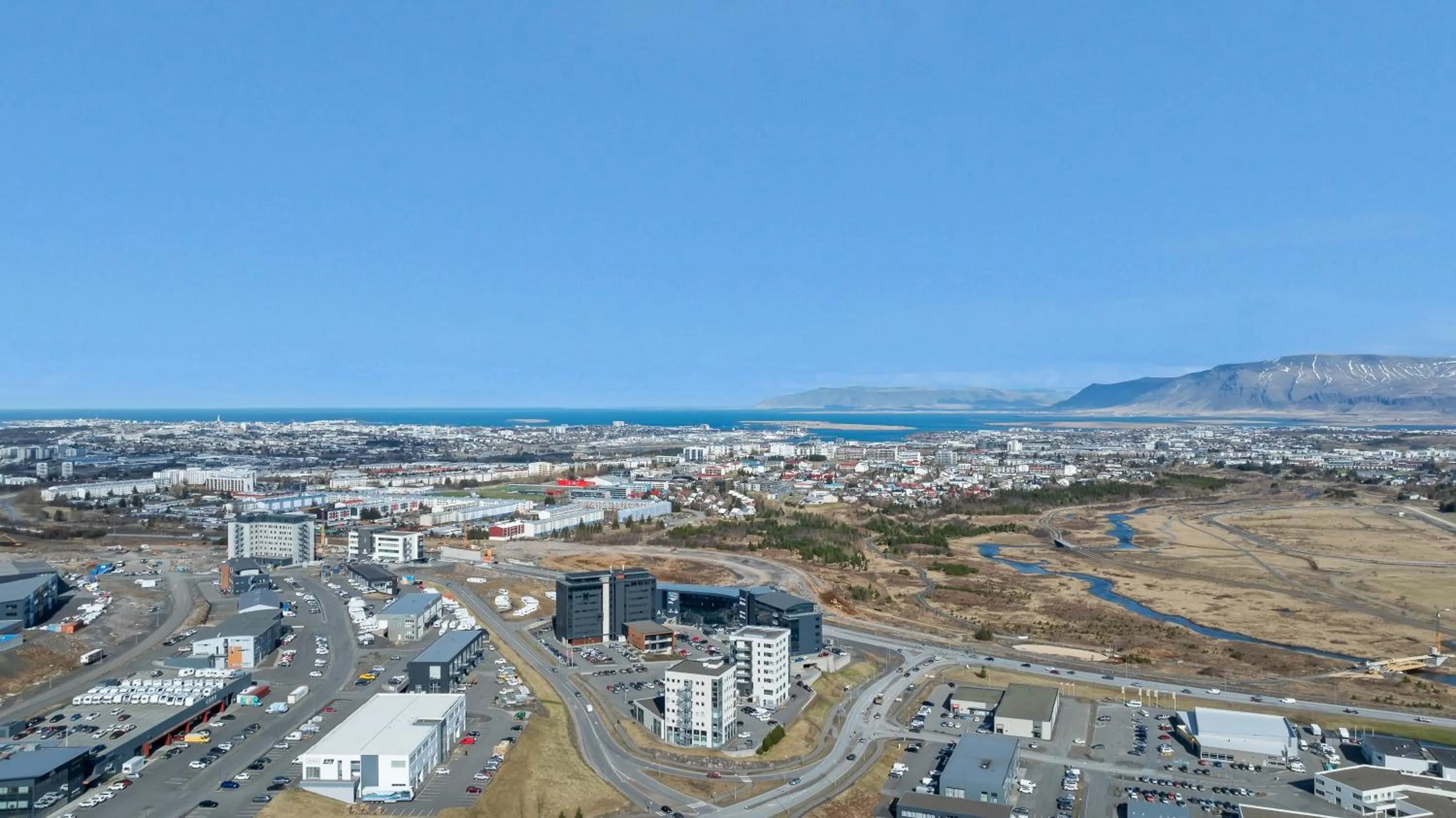 Bird's eye view in Icelandic Apartments by Heimaleiga