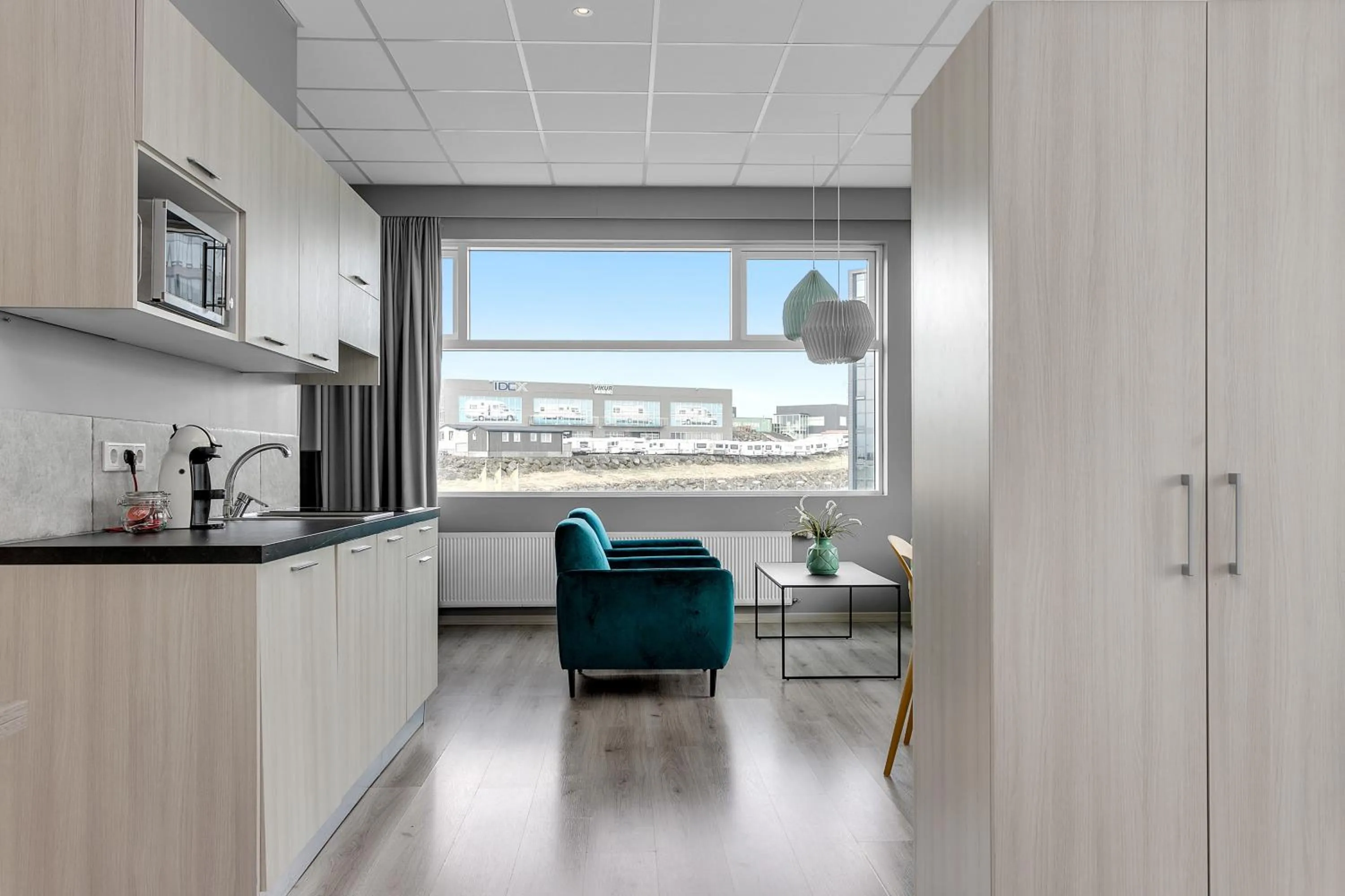 Coffee/tea facilities in Icelandic Apartments by Heimaleiga