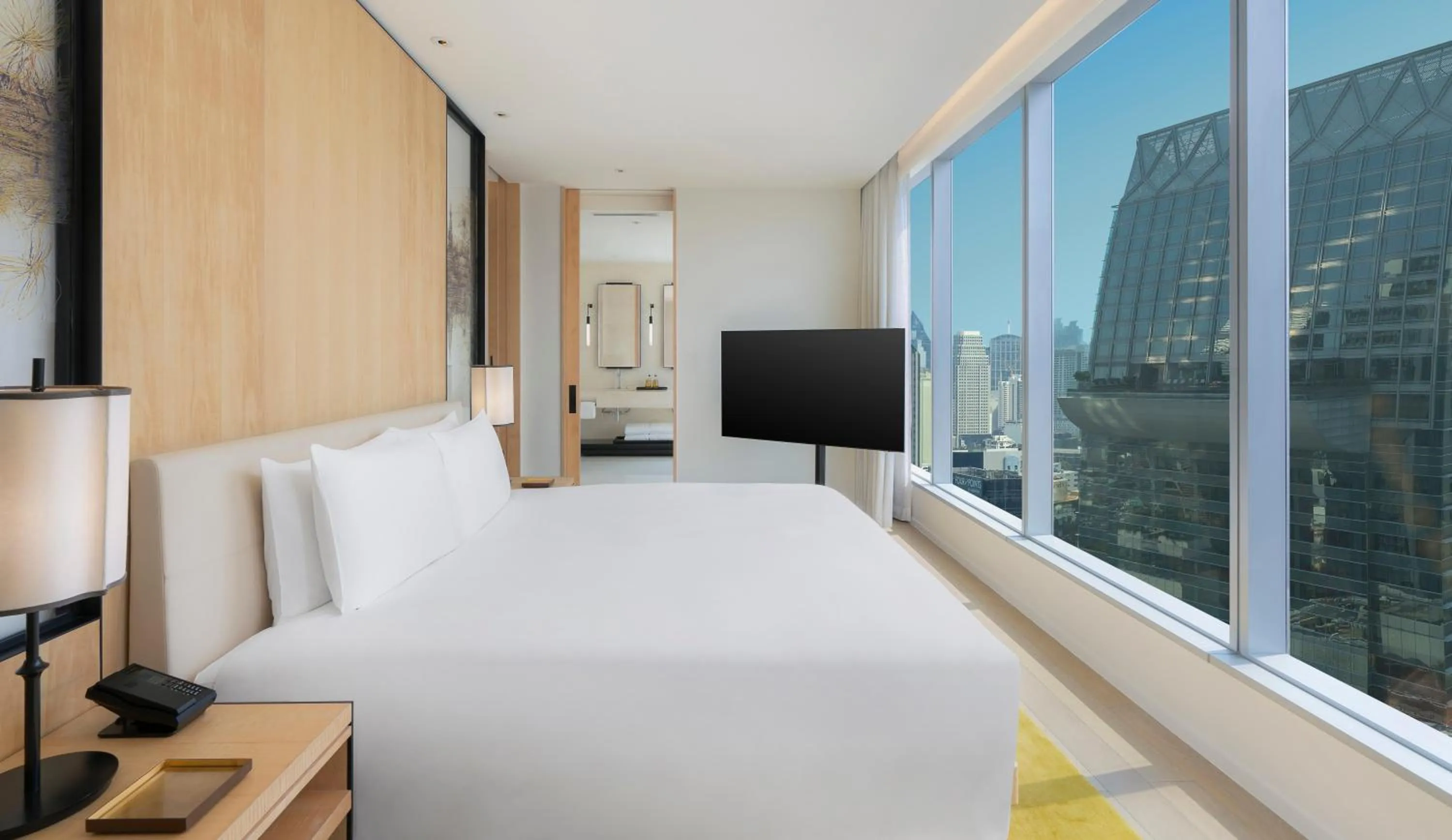 Bed in Park Hyatt Bangkok