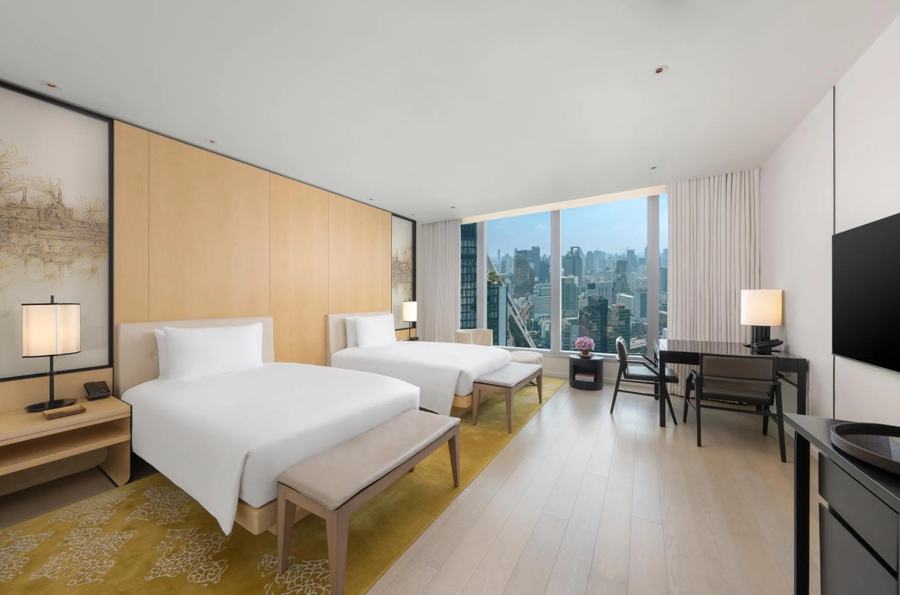 Bed in Park Hyatt Bangkok