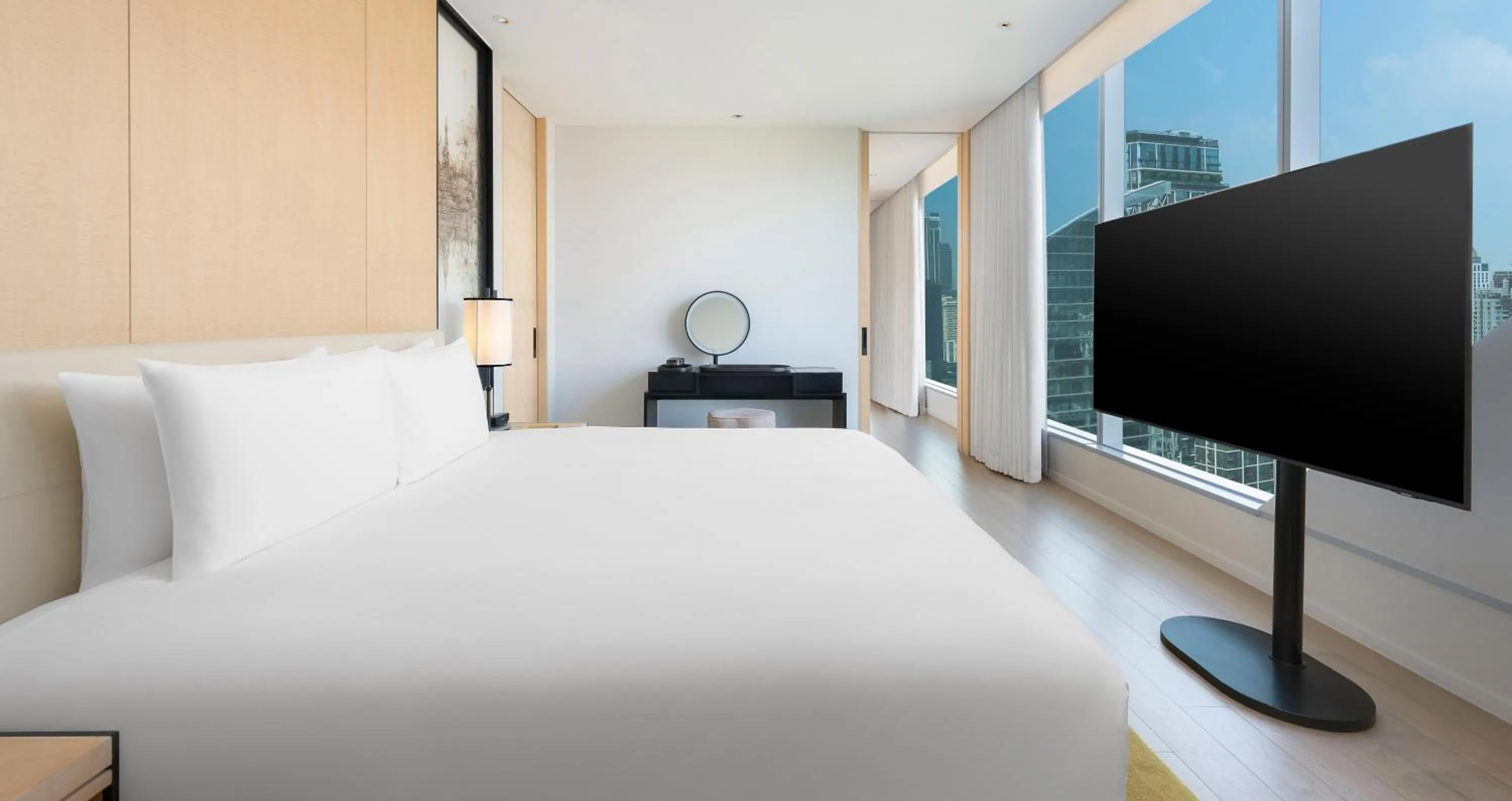 Bed in Park Hyatt Bangkok