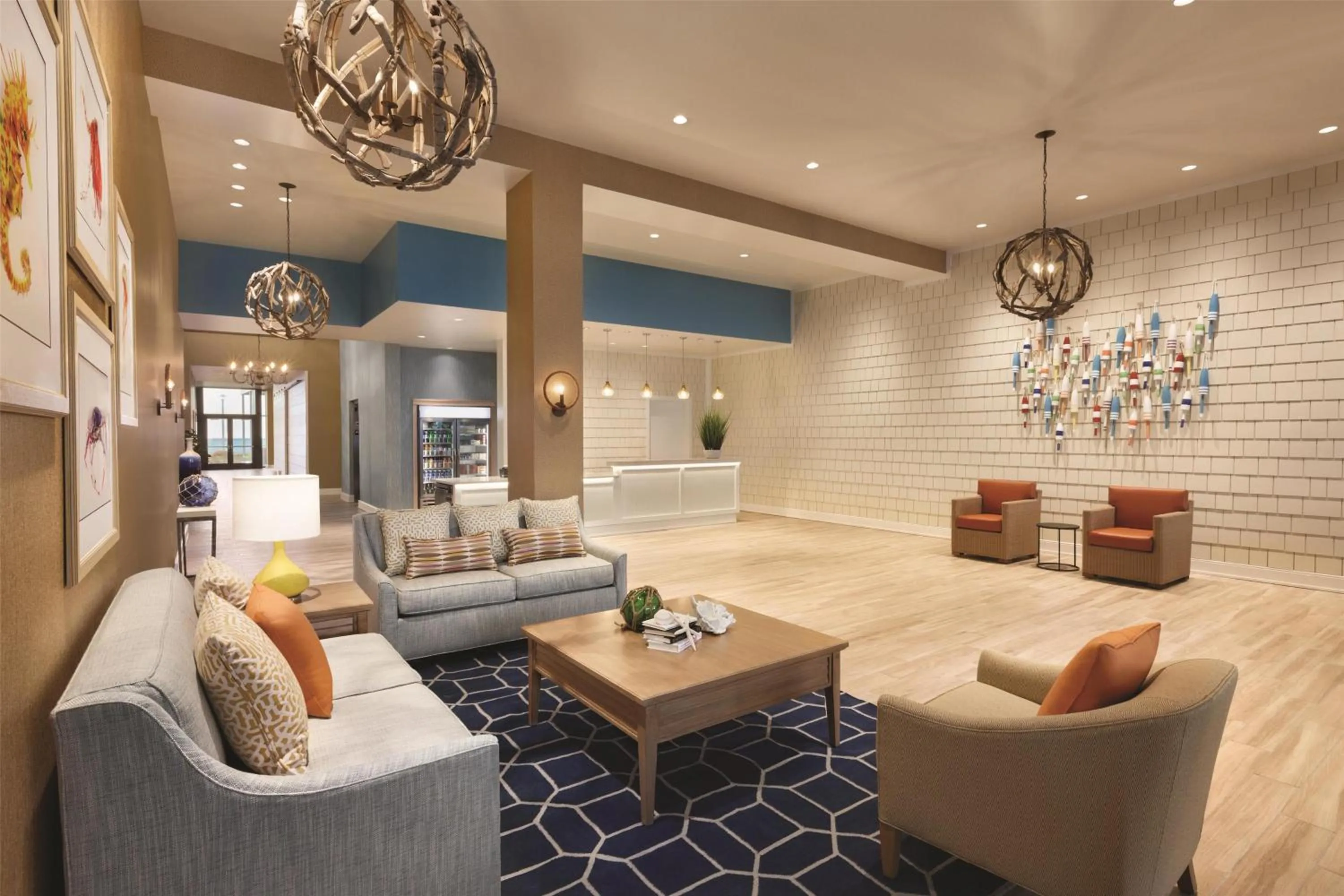 Lobby or reception in Hyatt House Virginia Beach / Oceanfront