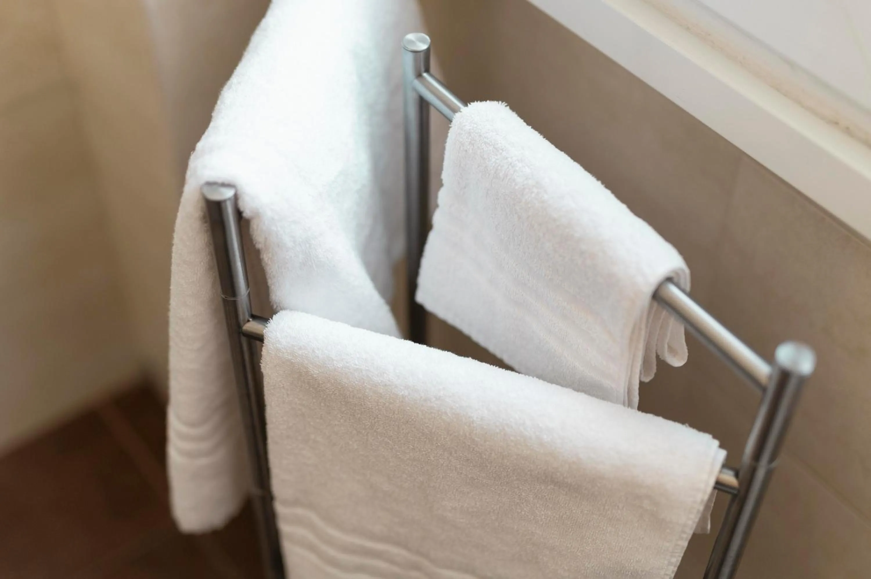 towels, Bed in Popolo & Flaminio Rooms