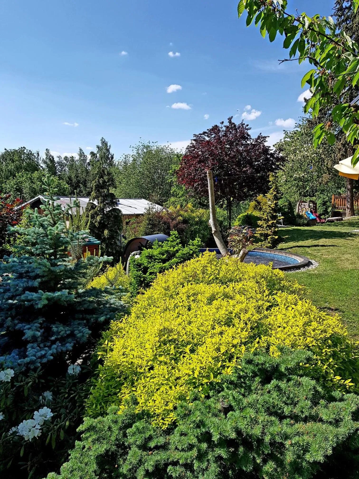 Garden in Chalupa u Macochy