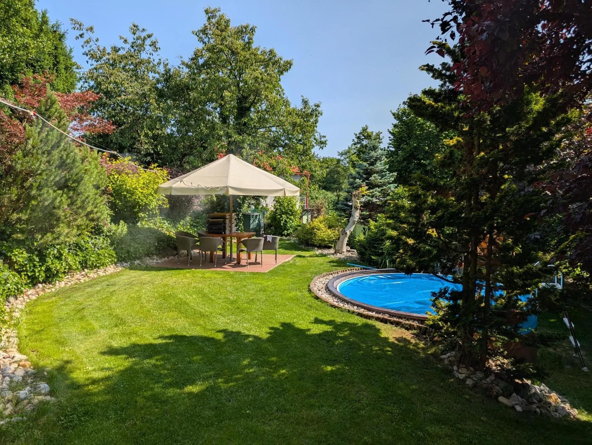 Swimming pool in Chalupa u Macochy