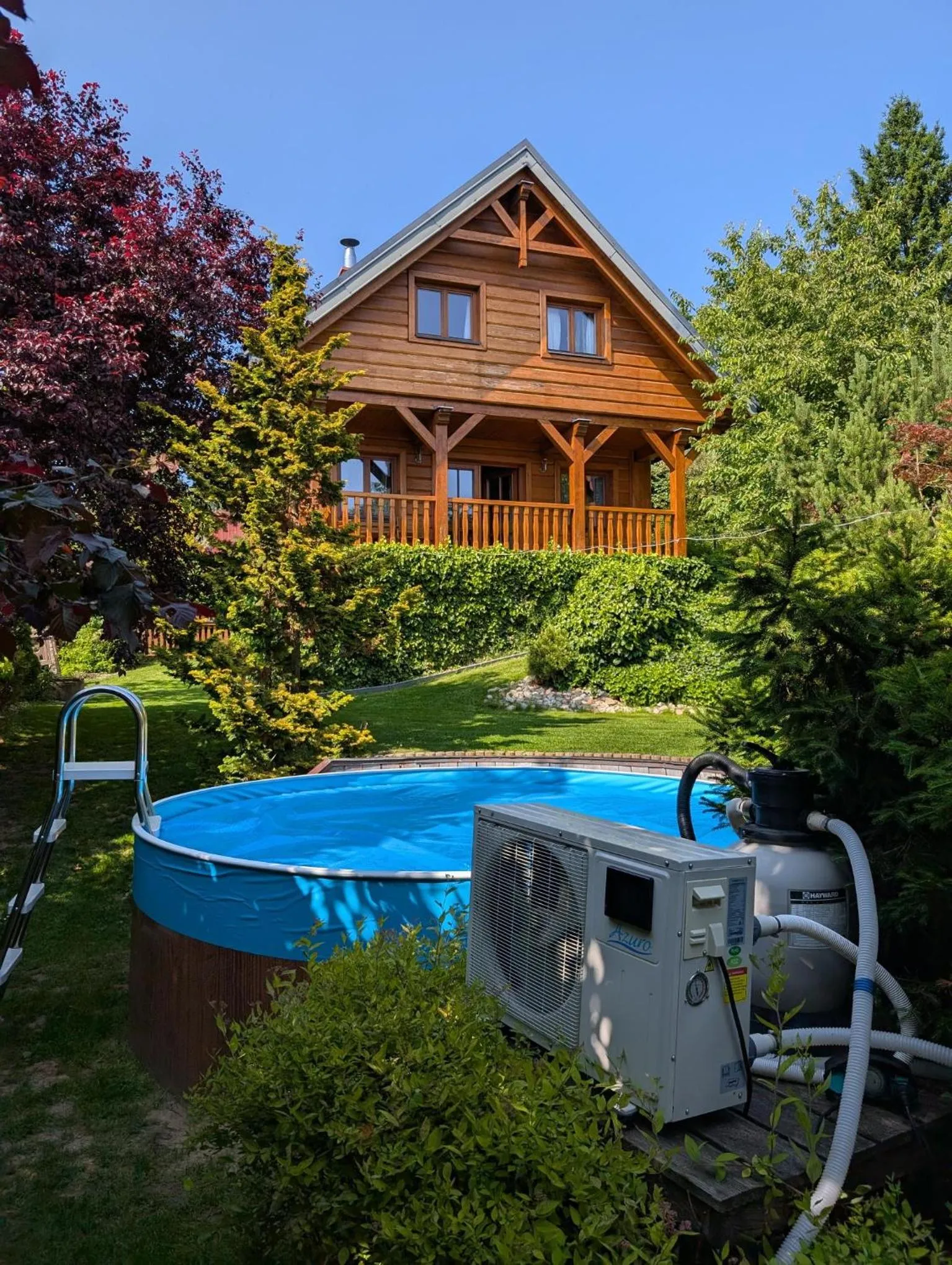 Swimming pool in Chalupa u Macochy