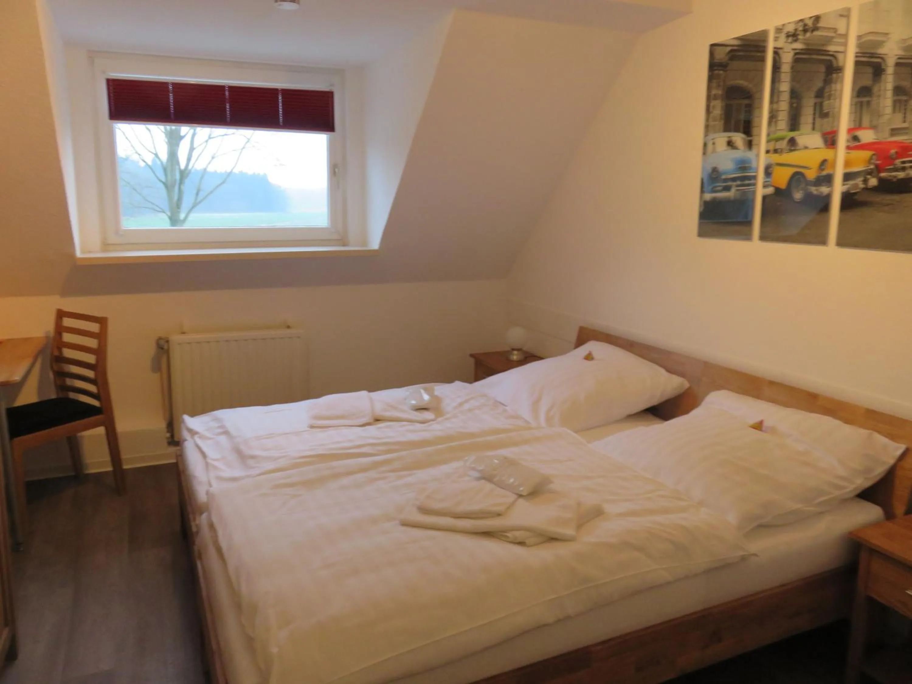 Decorative detail, Bed in Bredeneeker Gasthaus