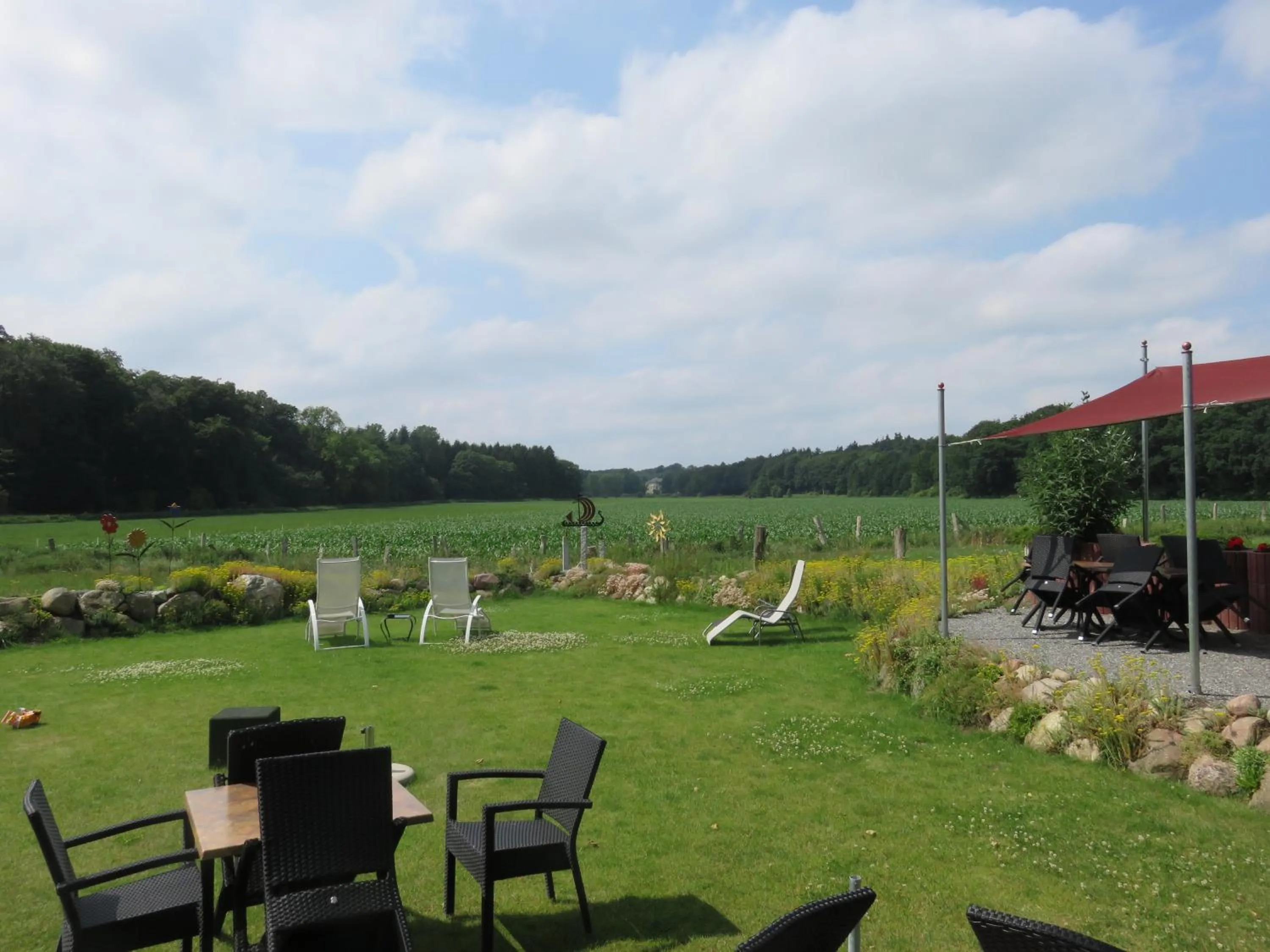 Garden view in Bredeneeker Gasthaus