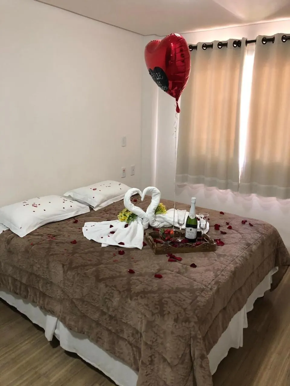 Bed in Pousada Beija Flor Centro