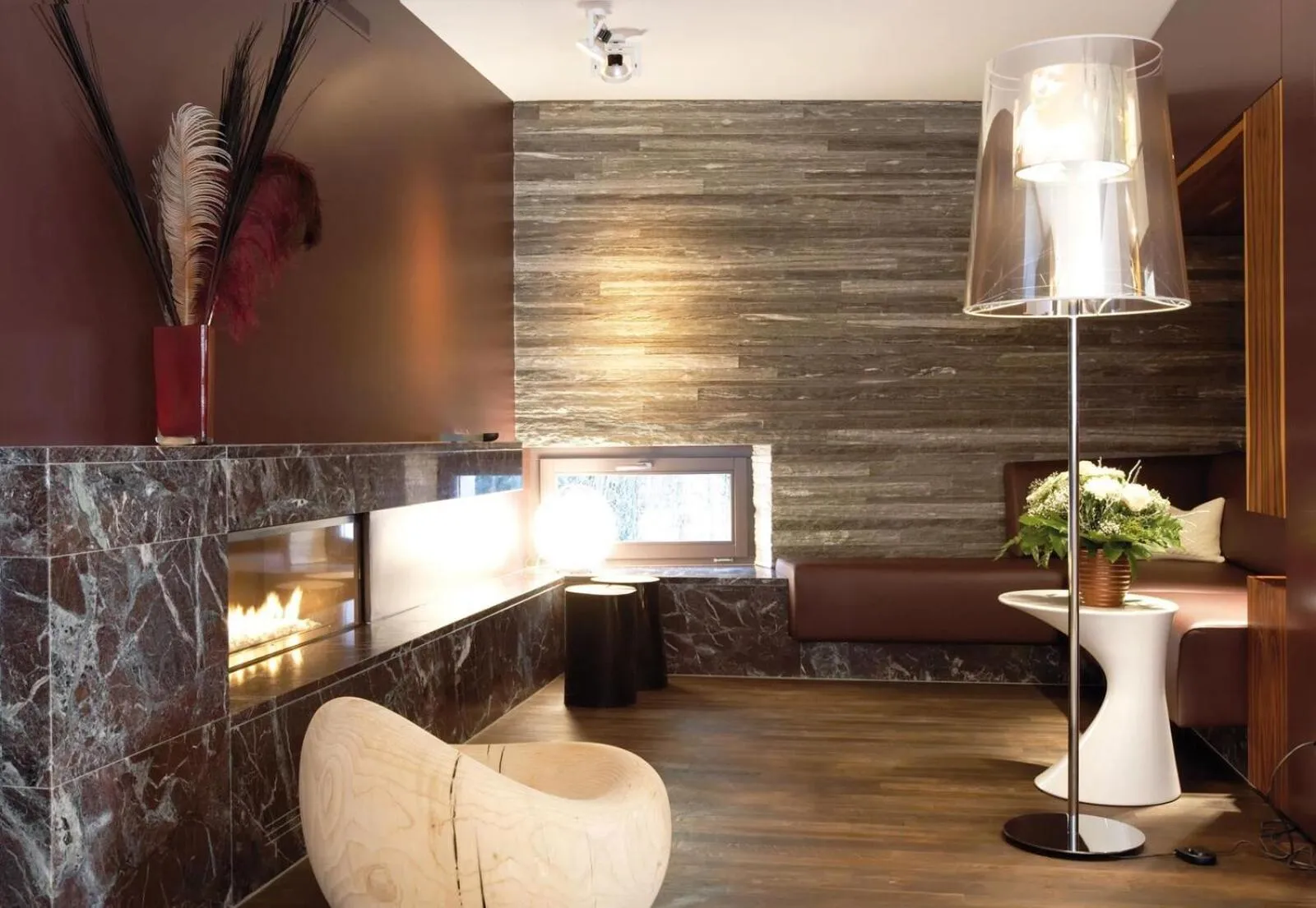 Seating area in Seven Boutique Hotel