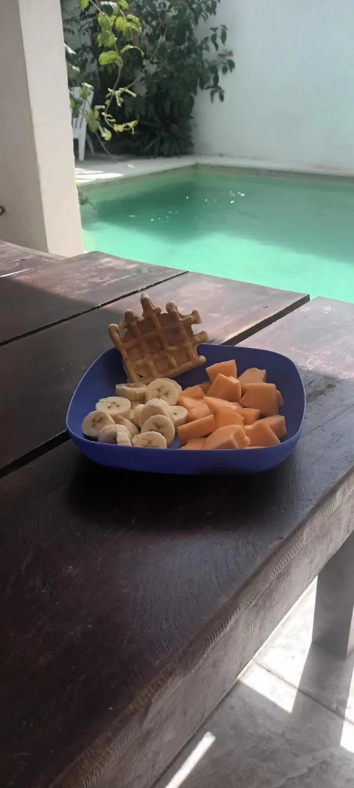 Breakfast in Hostel Humanity - Puerto Morelos