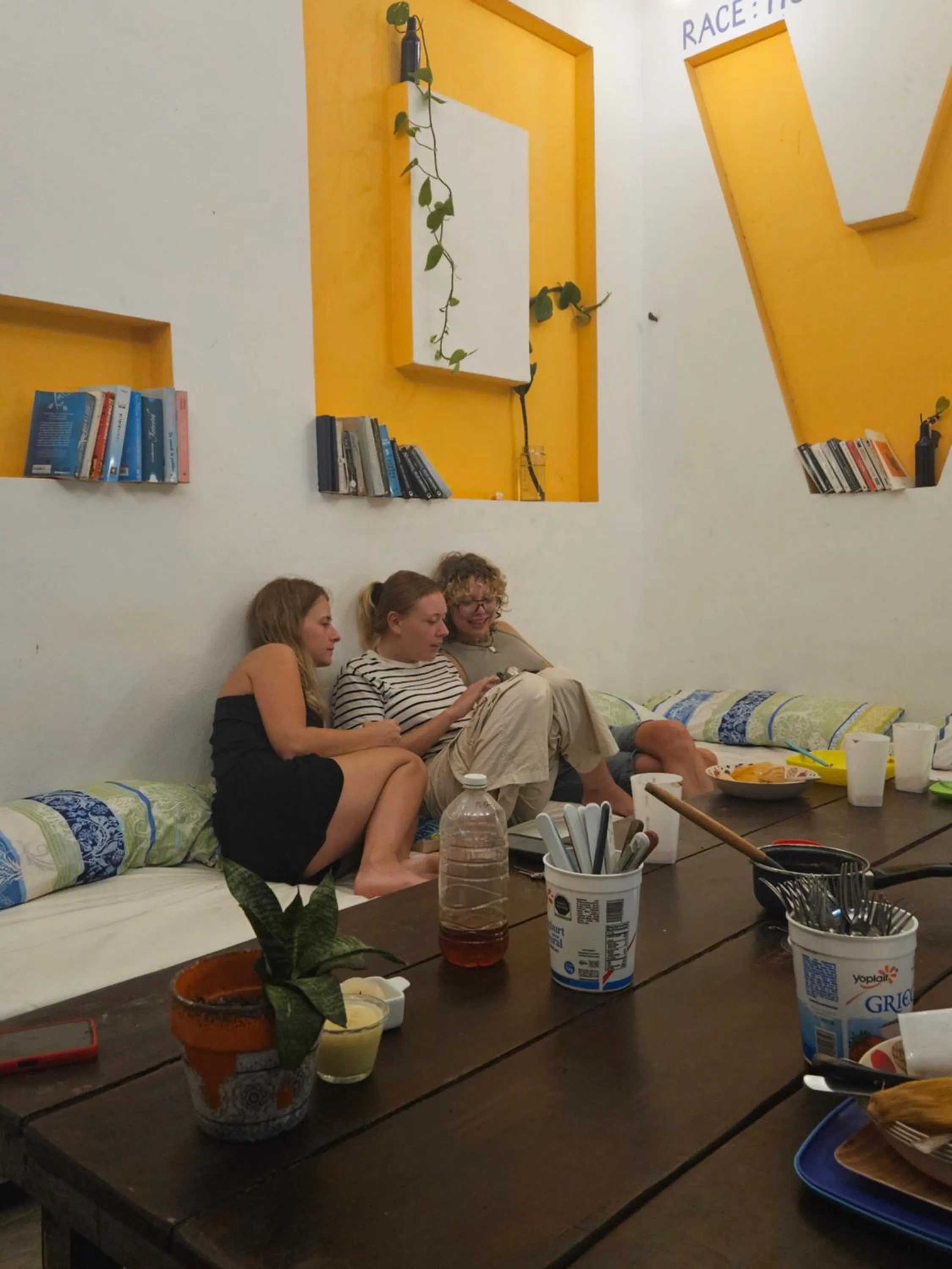 Library in Hostel Humanity - Puerto Morelos