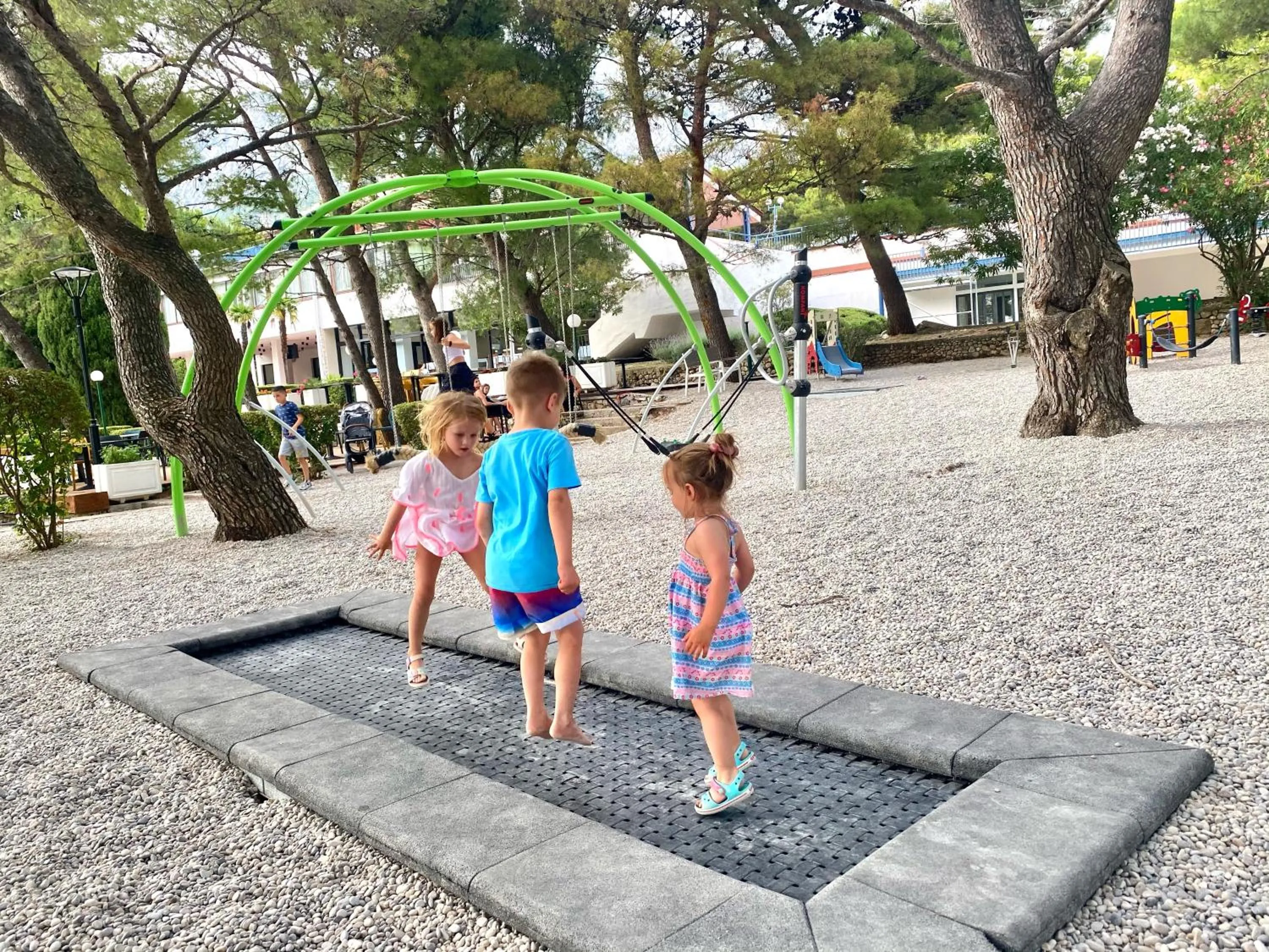 Children play ground in Family Resort Urania