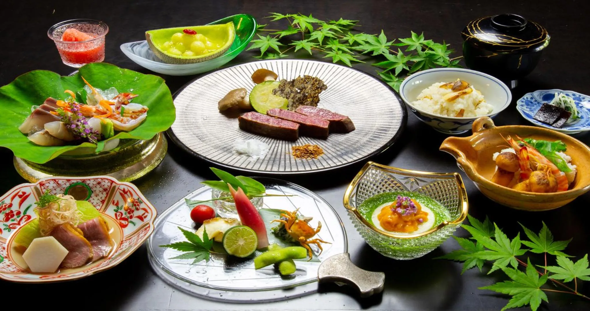 Dinner in Ubusuna no Sato TOMIMOTO