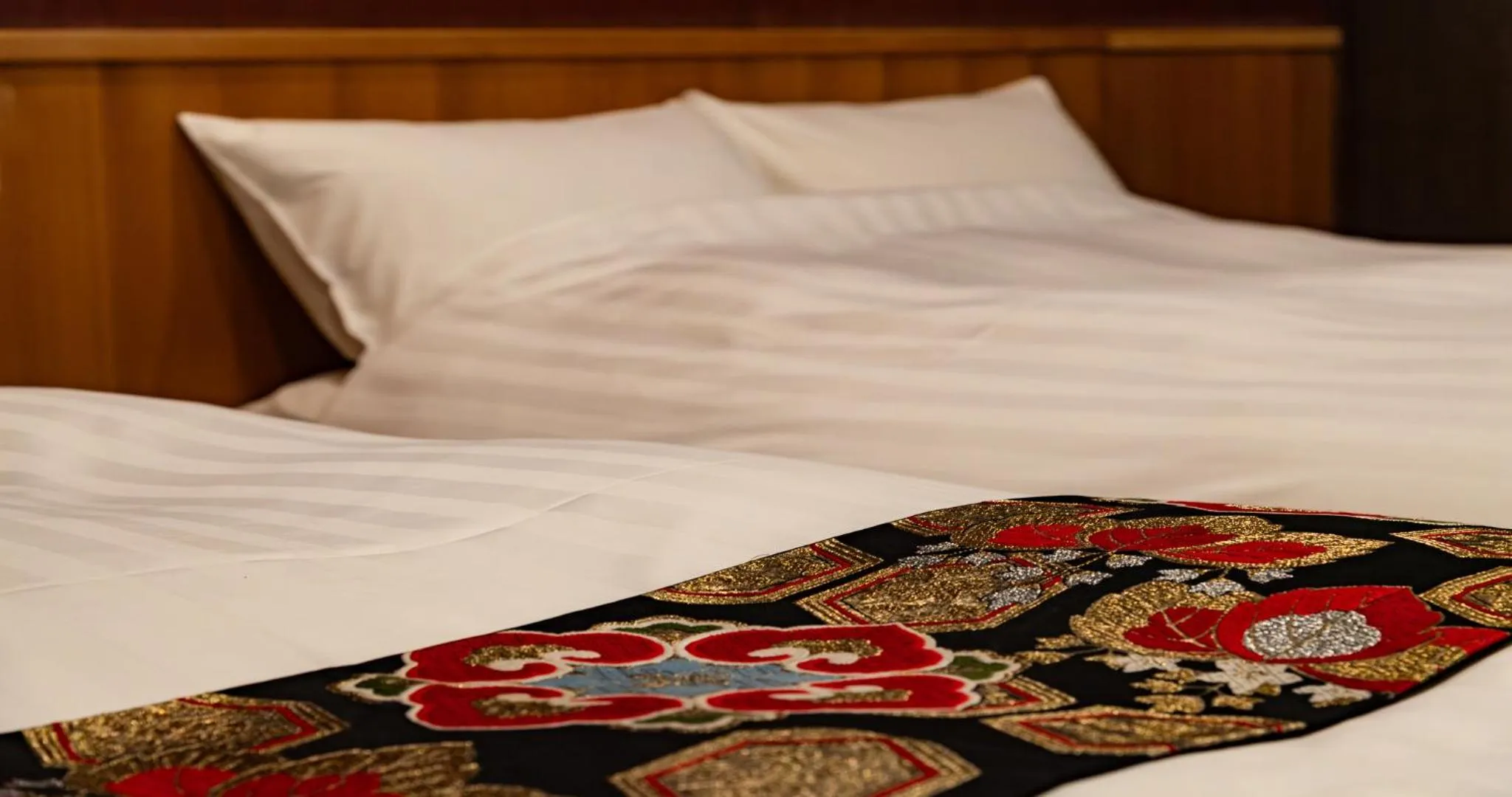 Bed in Ubusuna no Sato TOMIMOTO