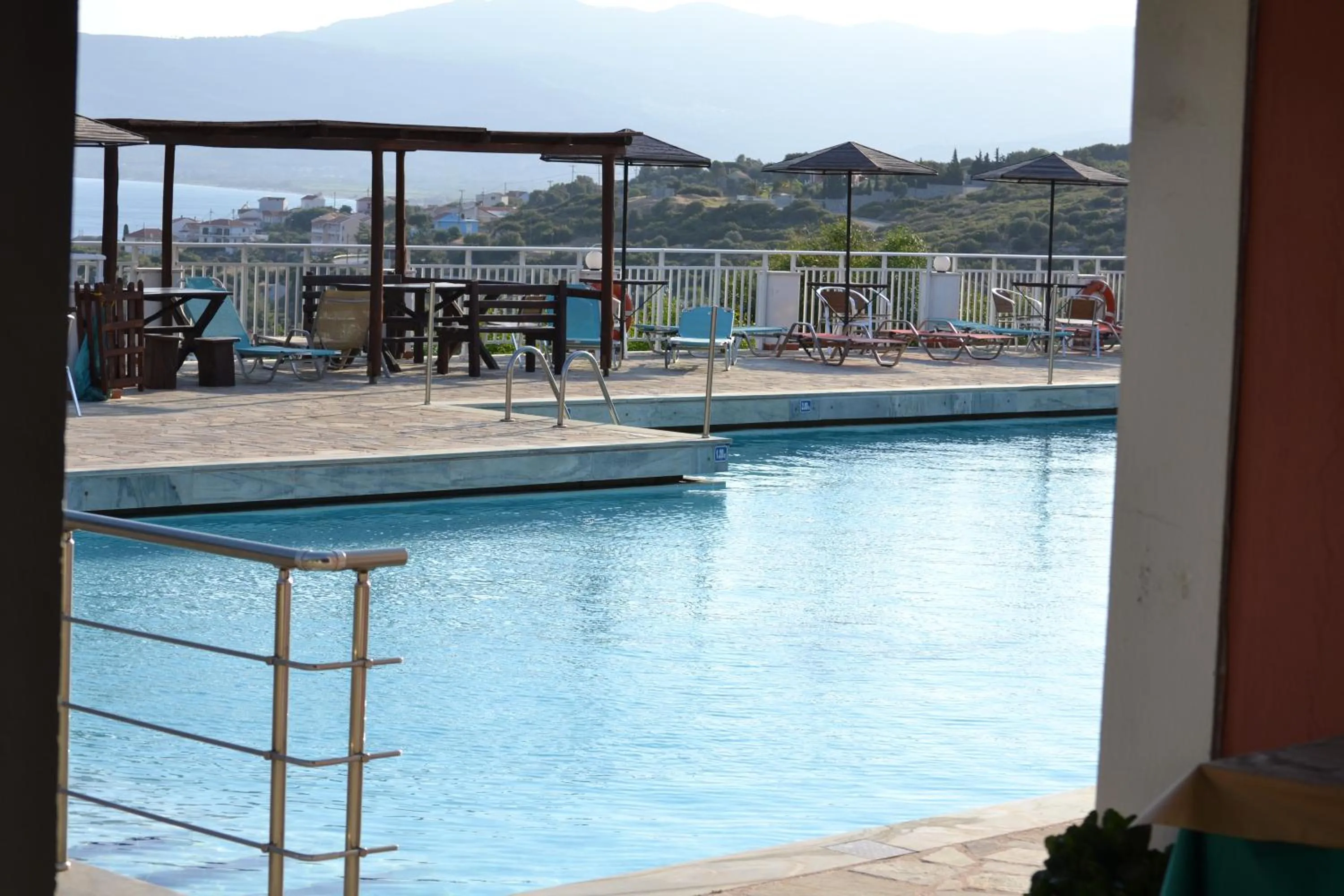 Swimming pool in Mykali Hotel