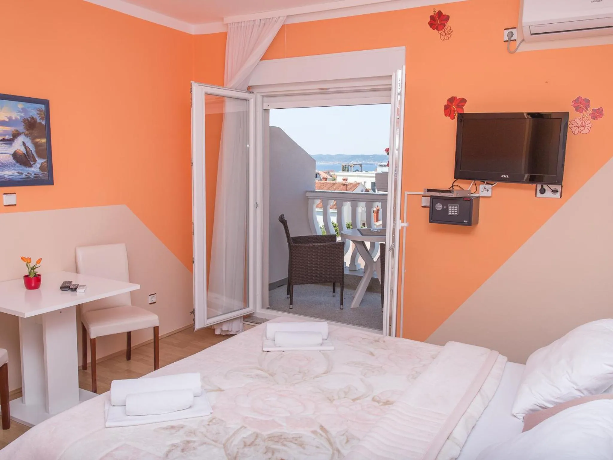 Bed in Villa Valentina